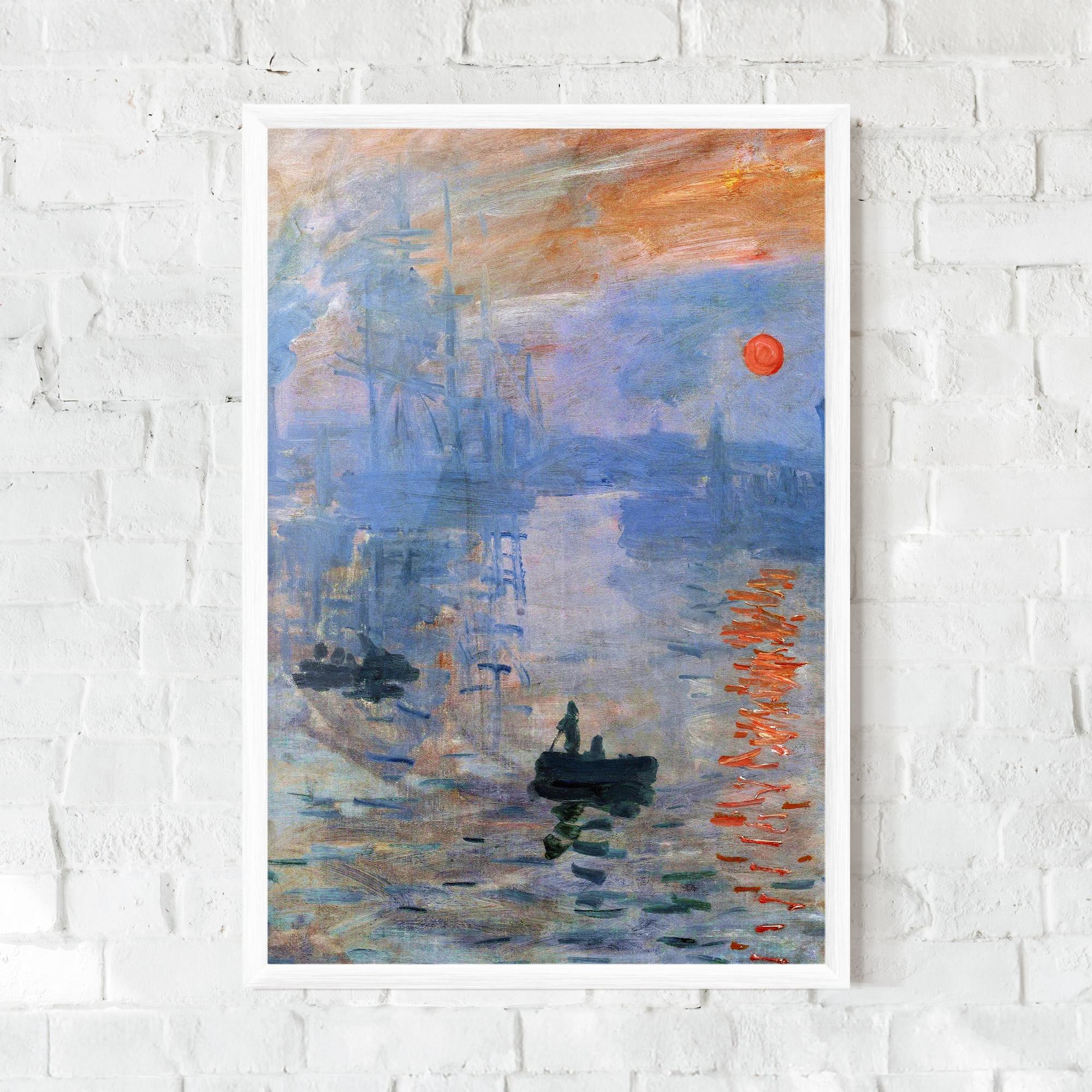 Poster Înrămat Sunrise Painting mockup 0