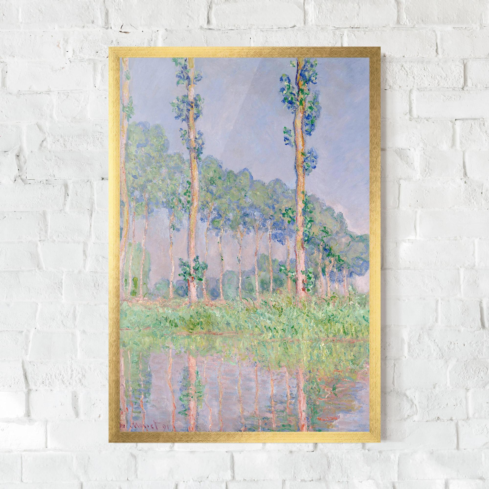 Poster Înrămat Monet Pink Effect mockup 0