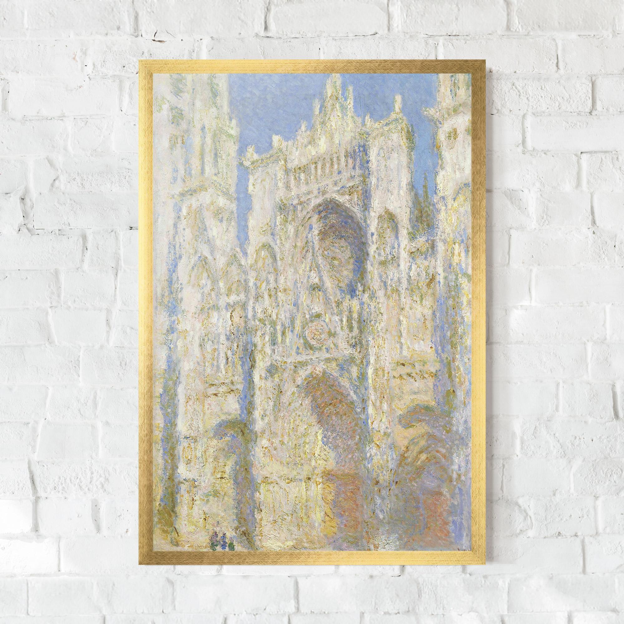 Poster Înrămat Rouen Cathedral mockup 0