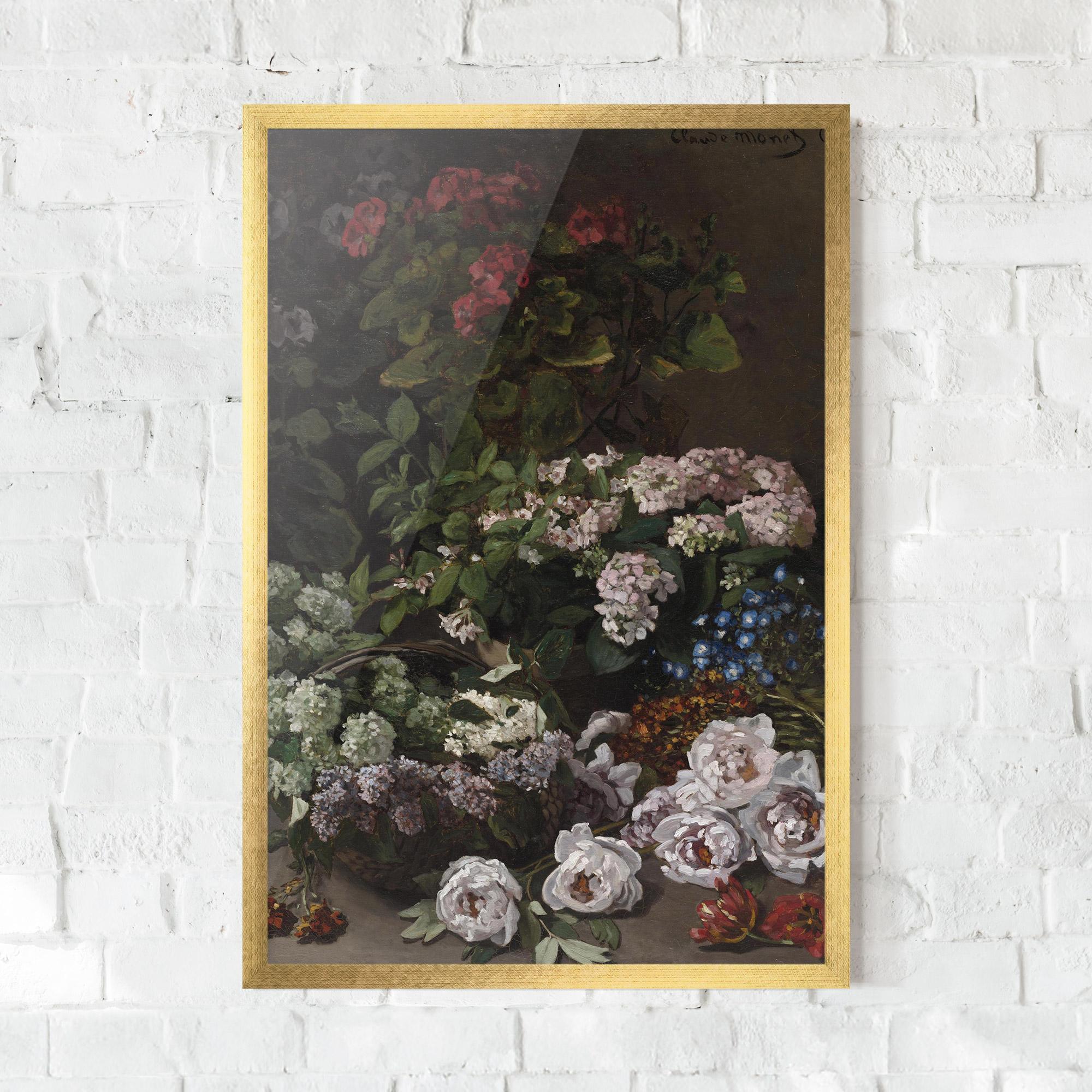 Poster Înrămat Spring Flowers Monet mockup 0