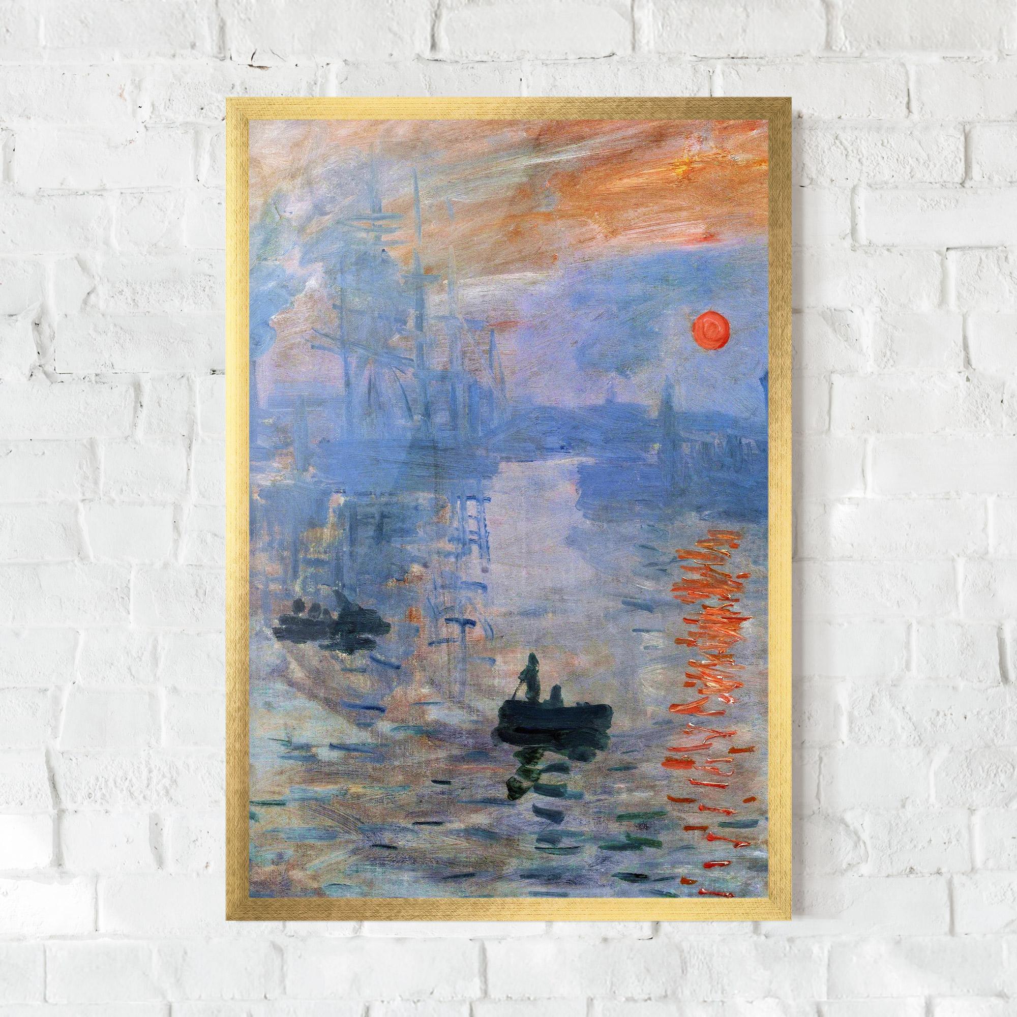 Poster Înrămat Sunrise Painting mockup 0