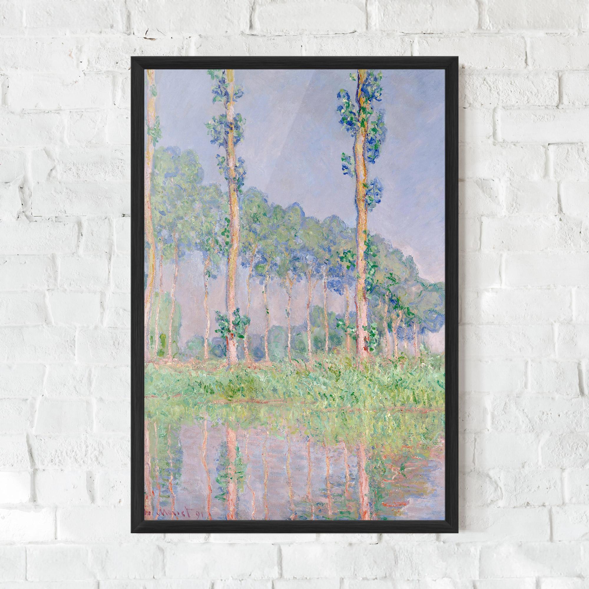 Poster Înrămat Monet Pink Effect mockup 0