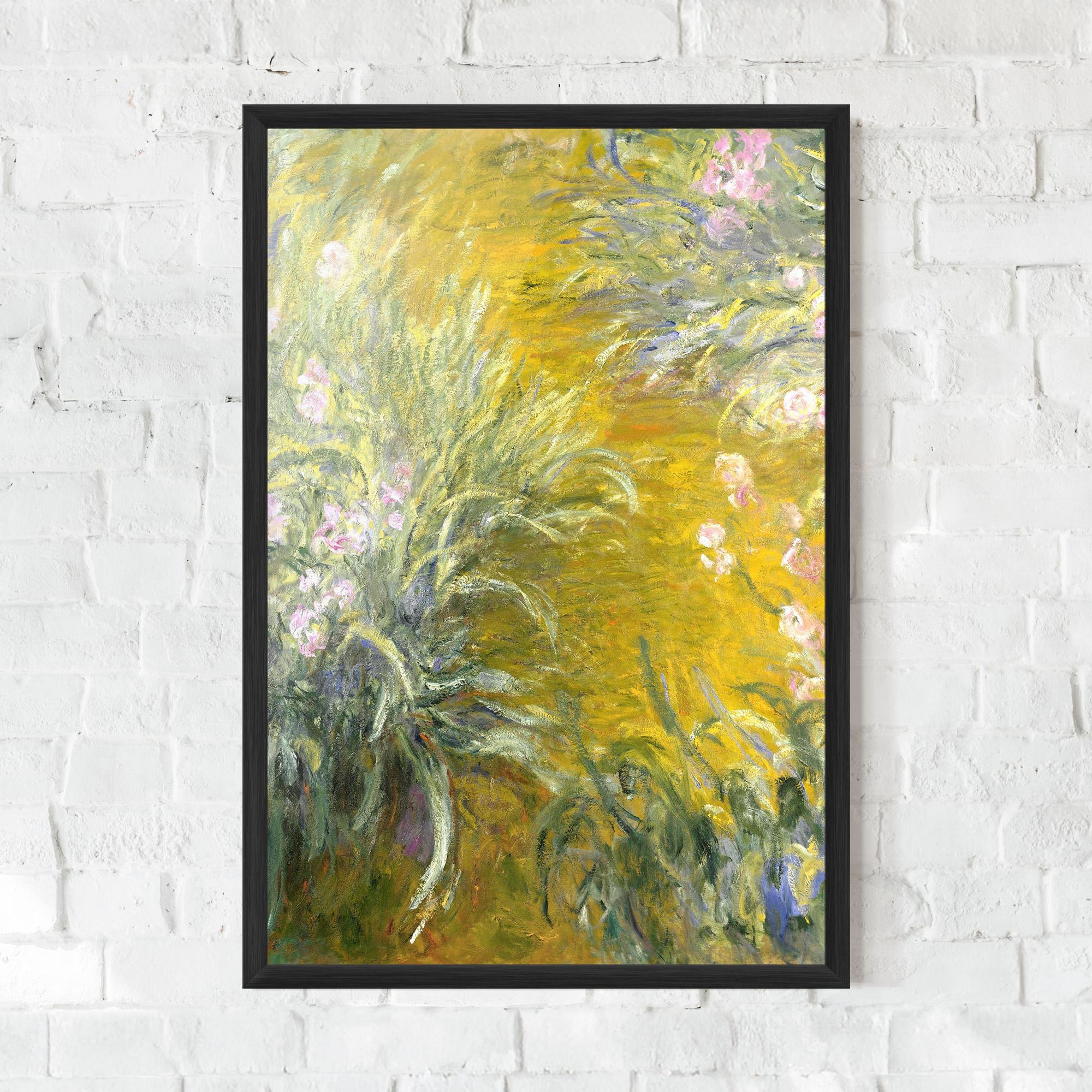 Poster Înrămat Path Through The Irises mockup 0