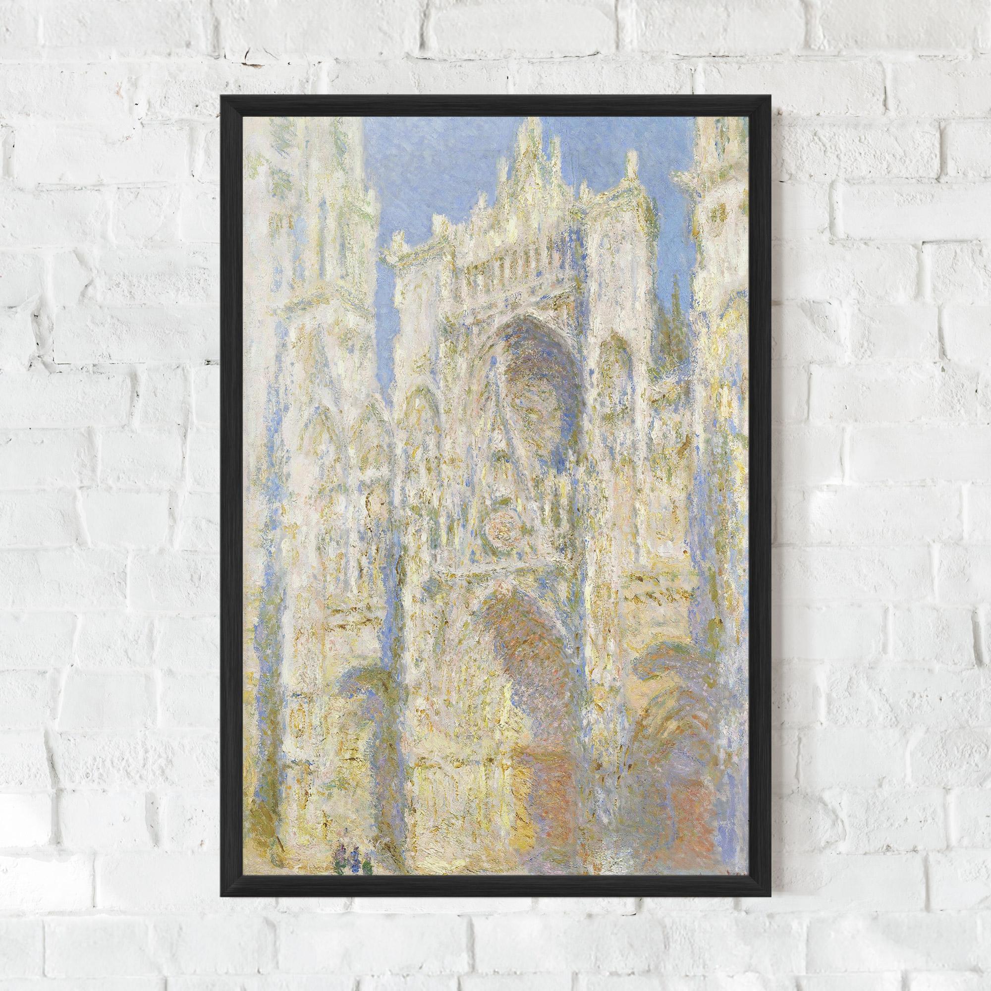 Poster Înrămat Rouen Cathedral mockup 0