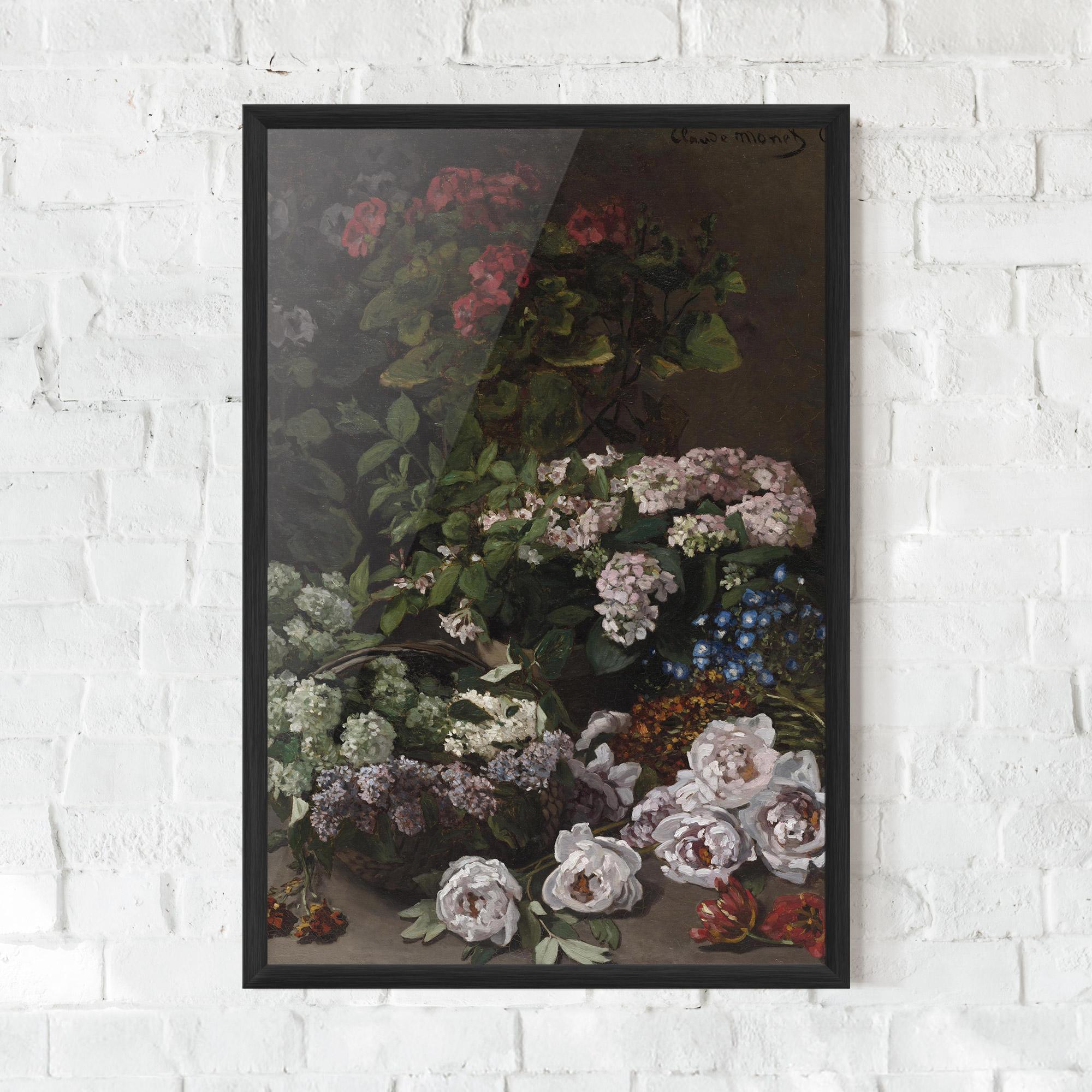 Poster Înrămat Spring Flowers Monet mockup 0