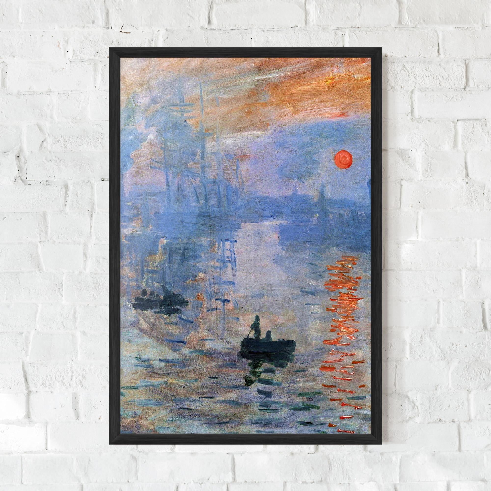 Poster Înrămat Sunrise Painting mockup 0