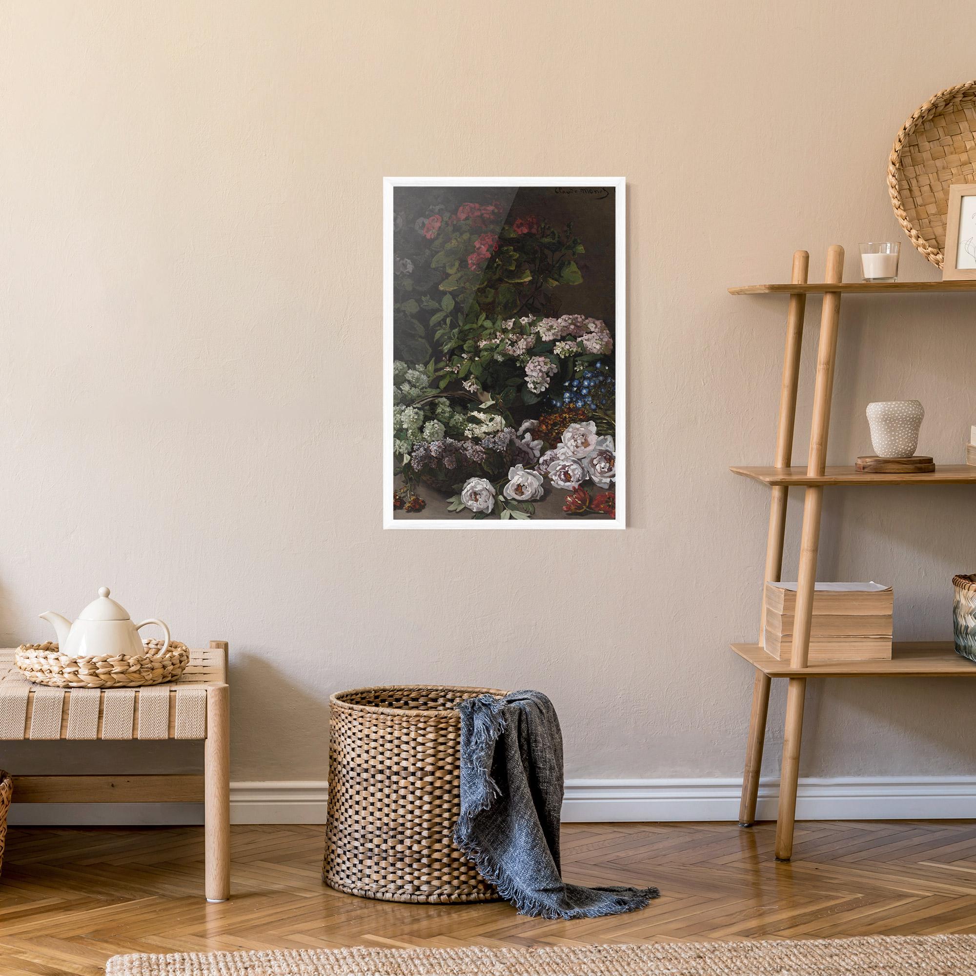 Poster Înrămat Spring Flowers Monet mockup 9