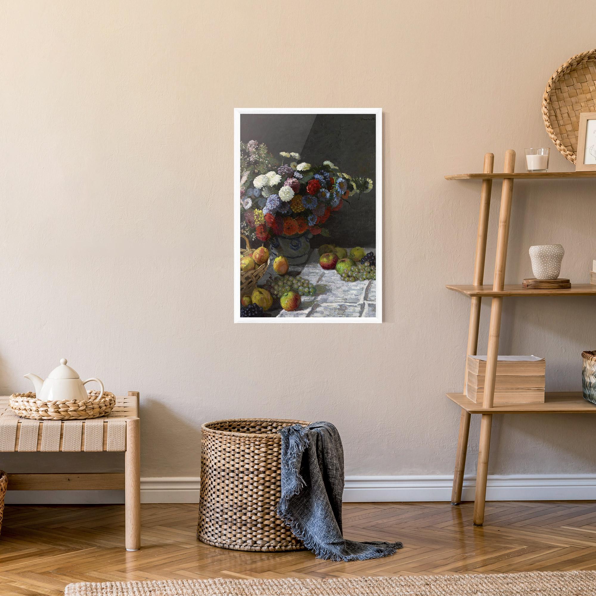 Poster Înrămat Still Life With Flowers mockup 9