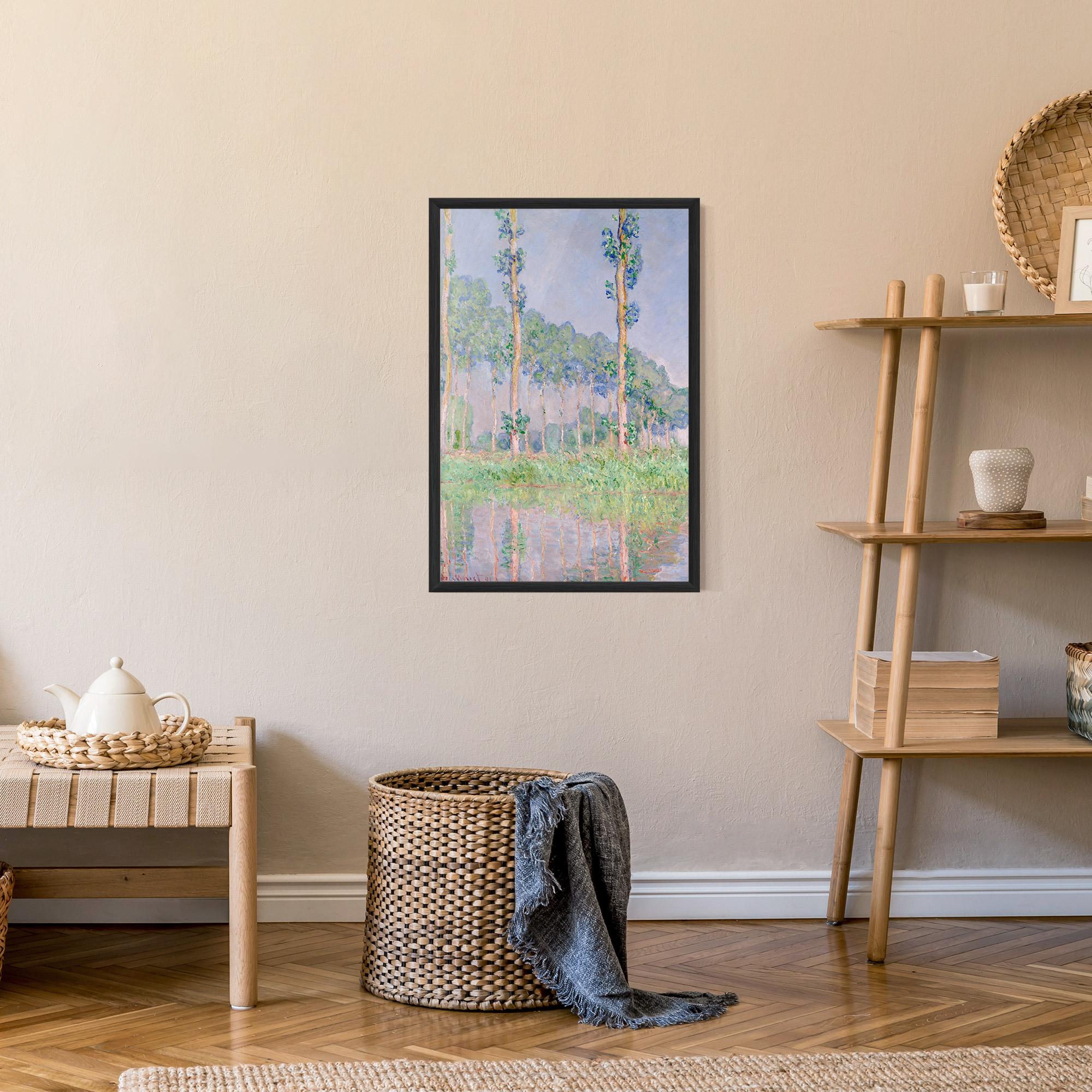 Poster Înrămat Monet Pink Effect mockup 9