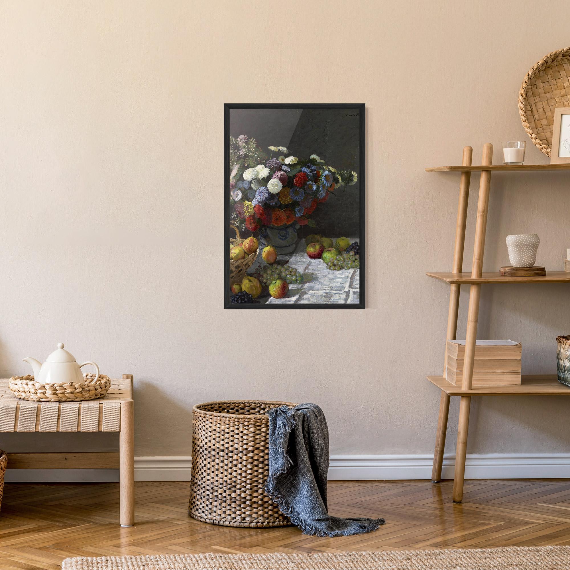 Poster Înrămat Still Life With Flowers mockup 9