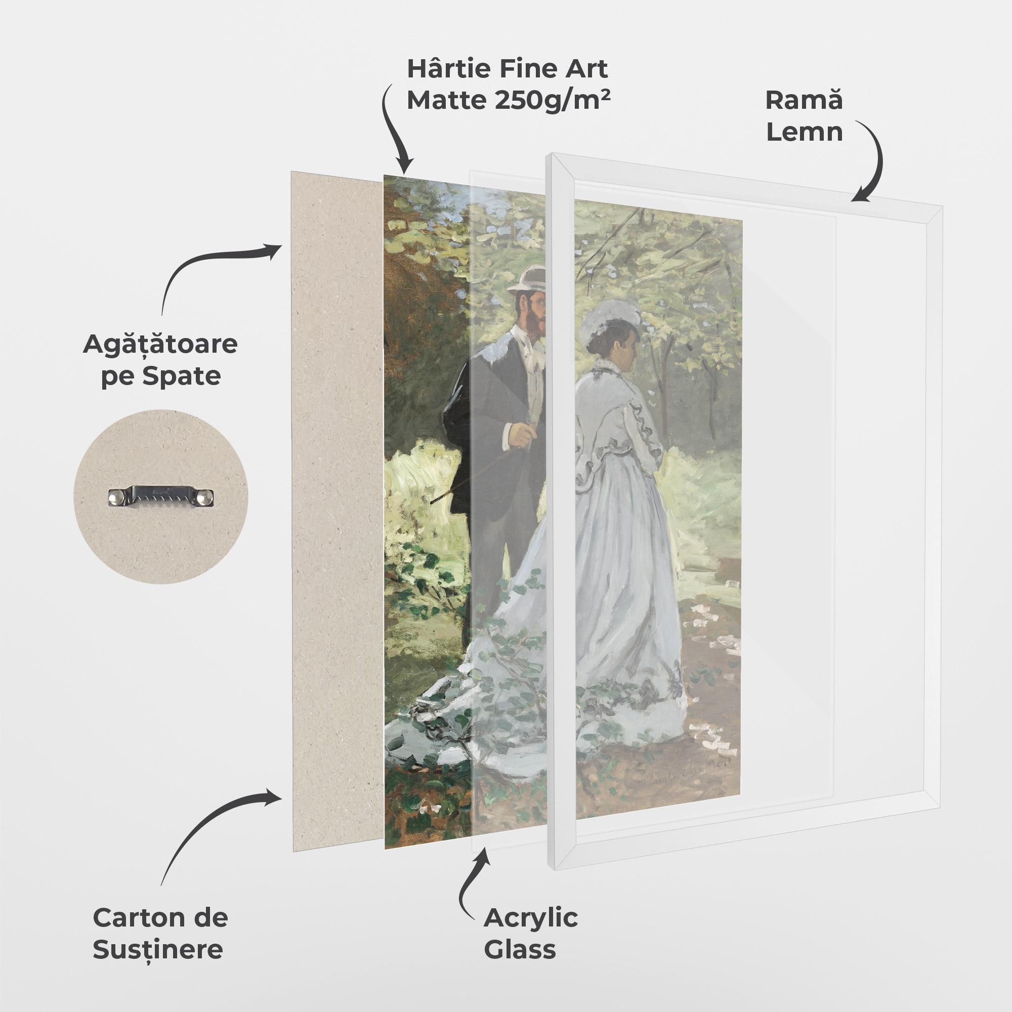 Poster Înrămat Bazille And Camille mockup 1