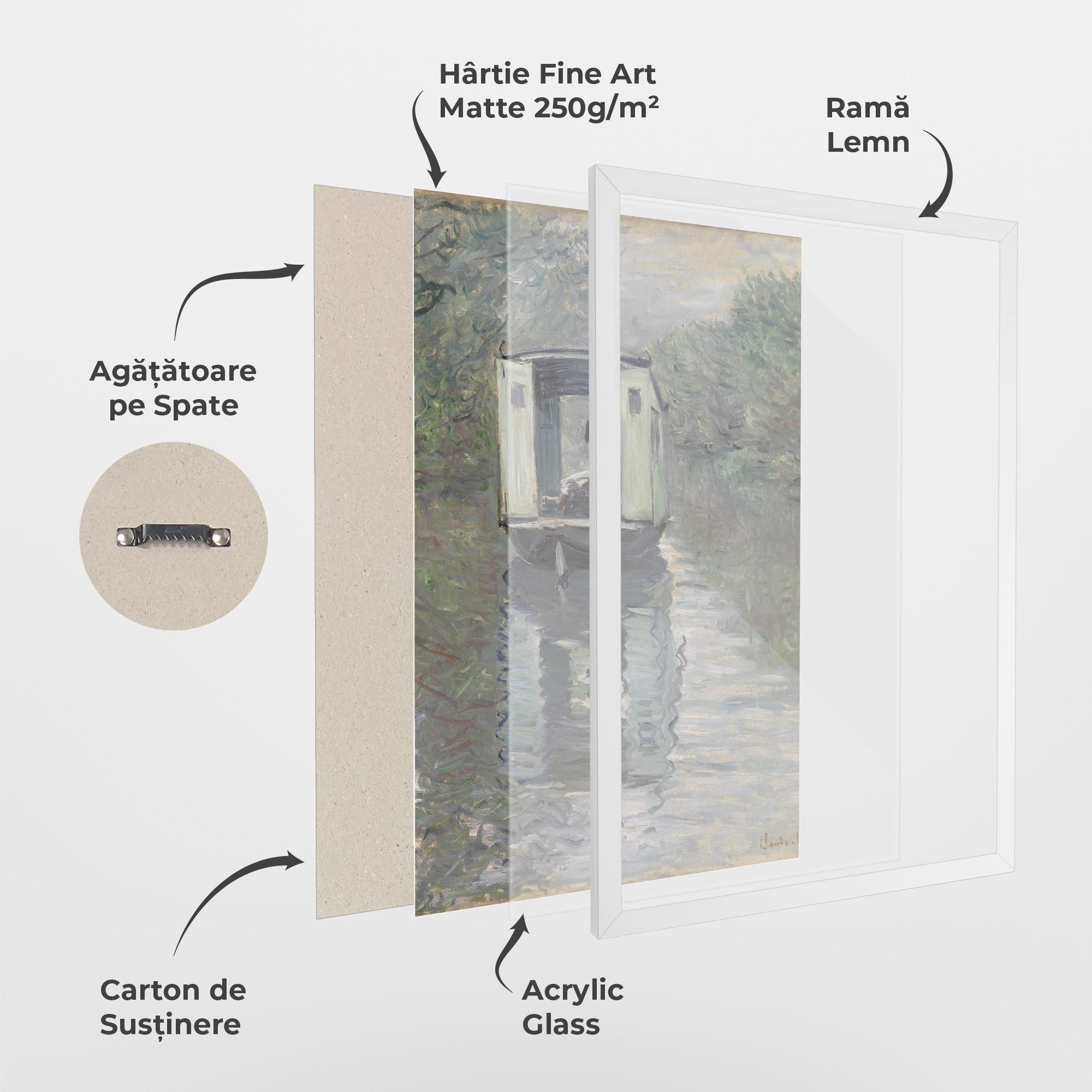 Poster Înrămat The Studio Boat mockup 1