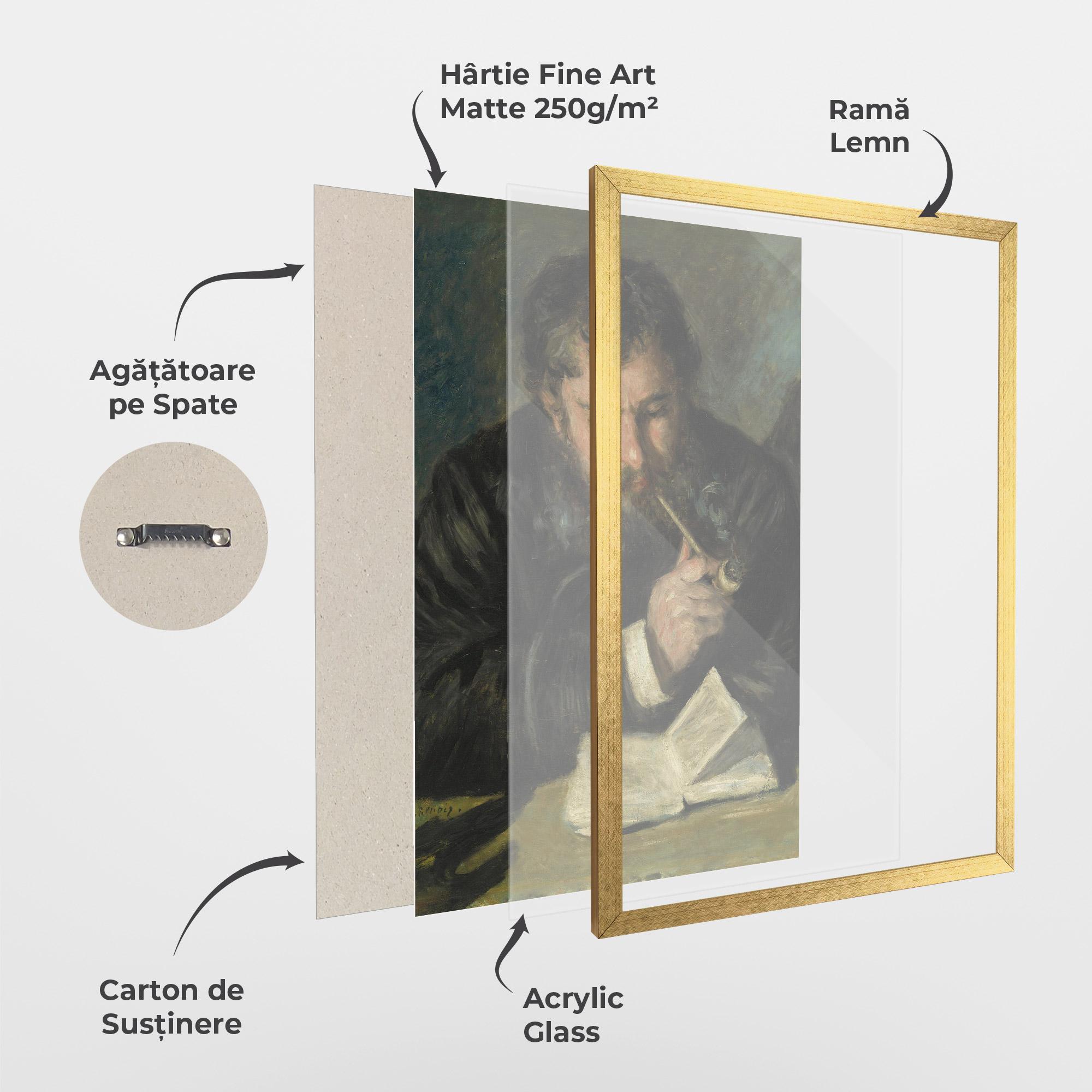 Poster Înrămat Claude Monet By Pierre mockup 1