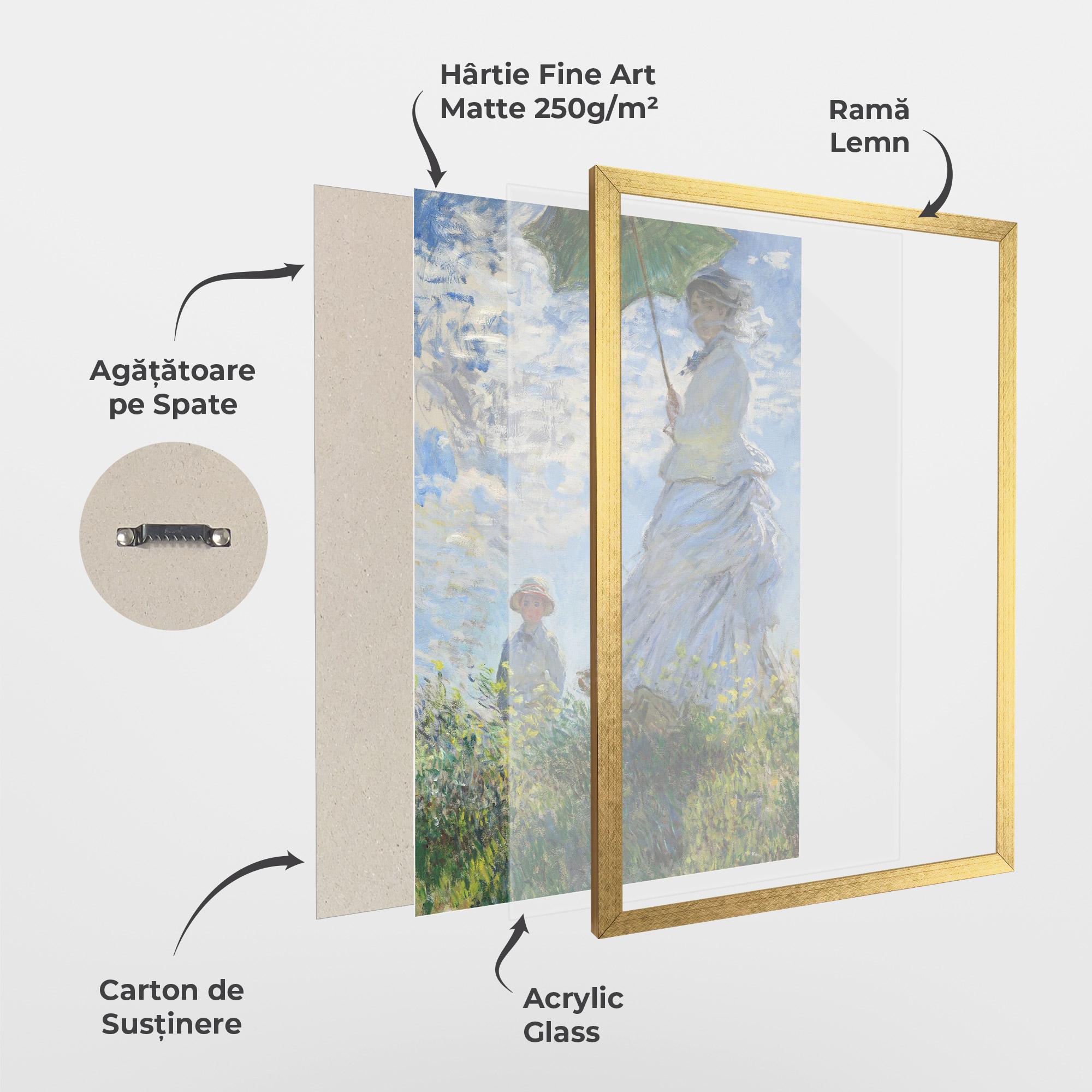 Poster Înrămat Parasol Painting mockup 1