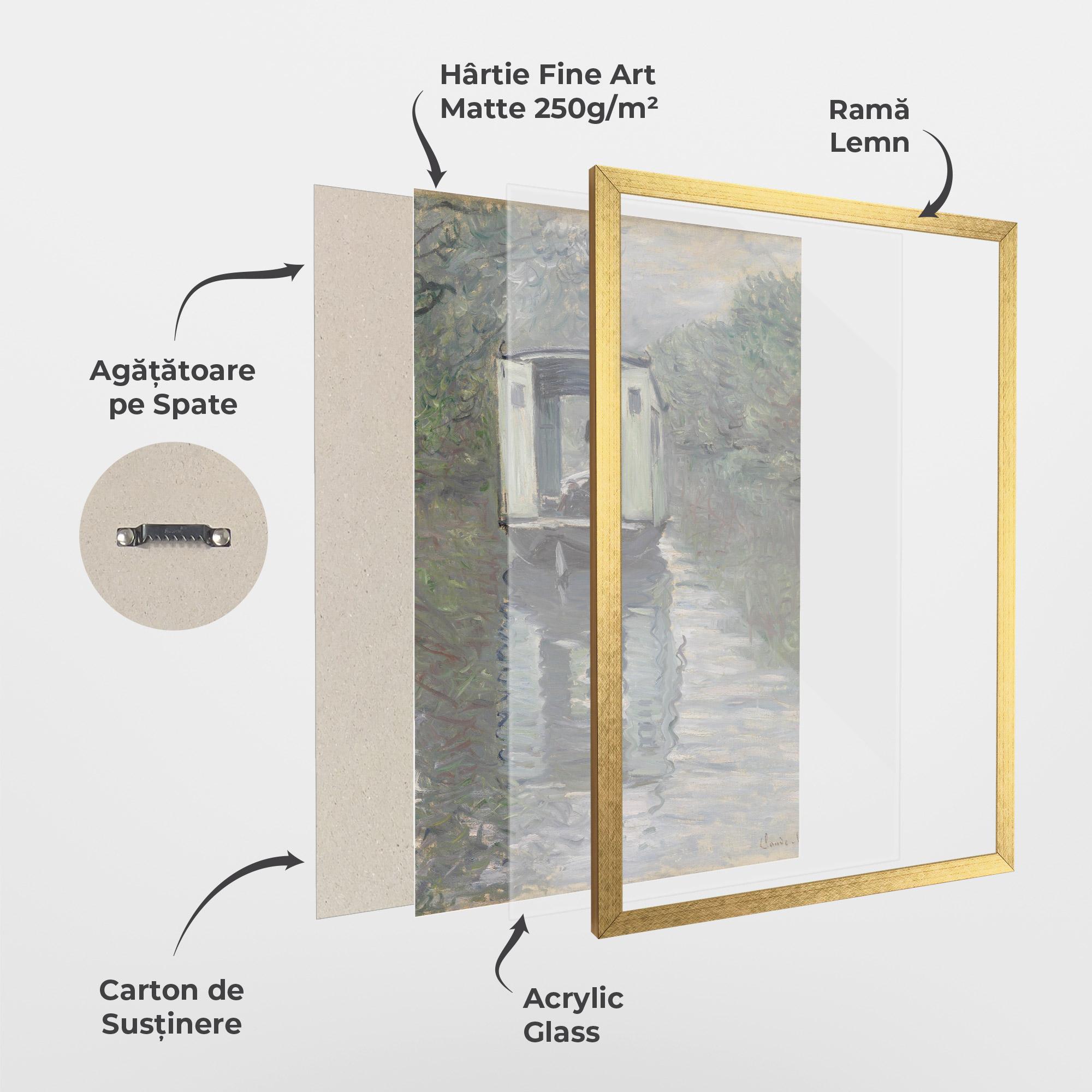 Poster Înrămat The Studio Boat mockup 1