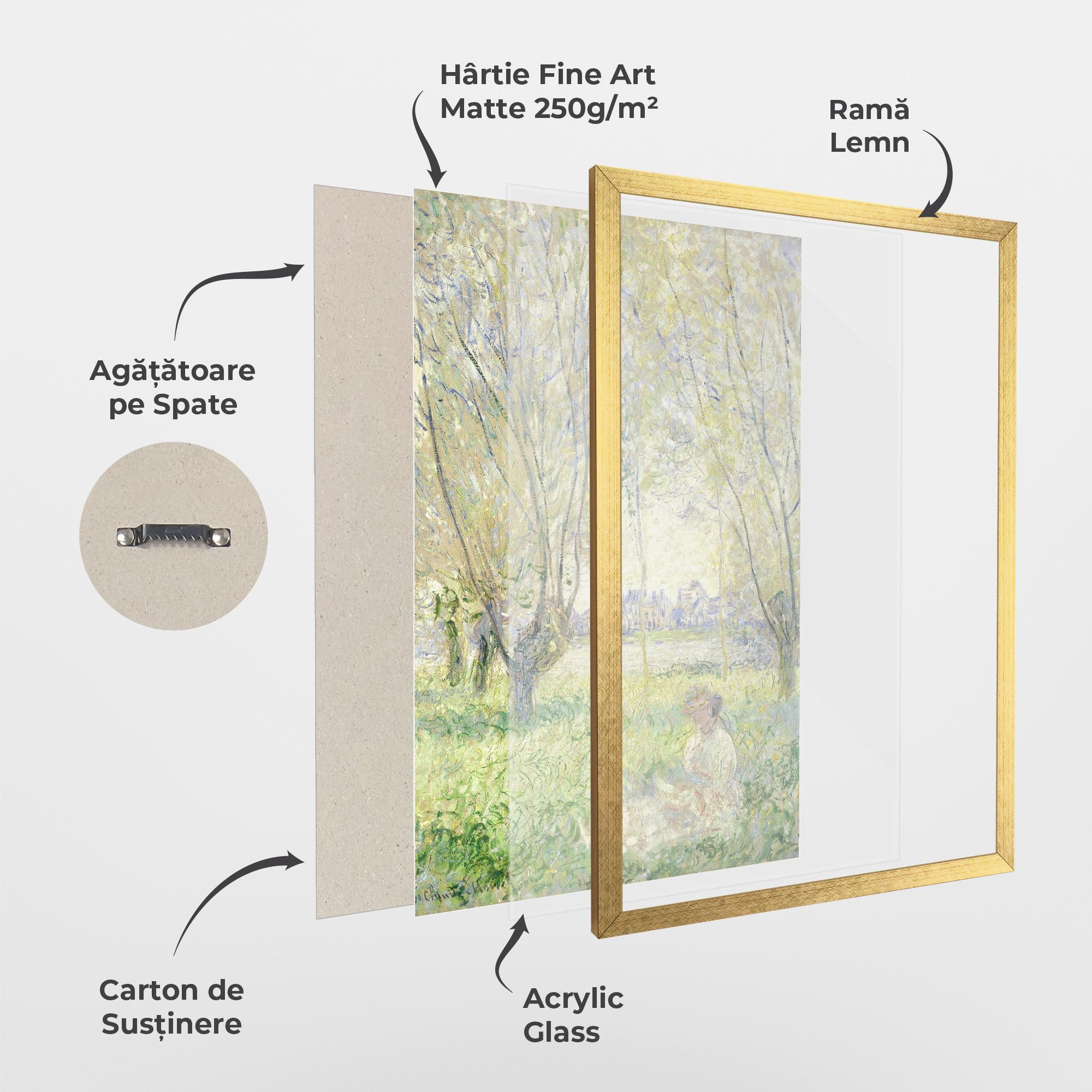 Poster Înrămat Under The Willows mockup 1