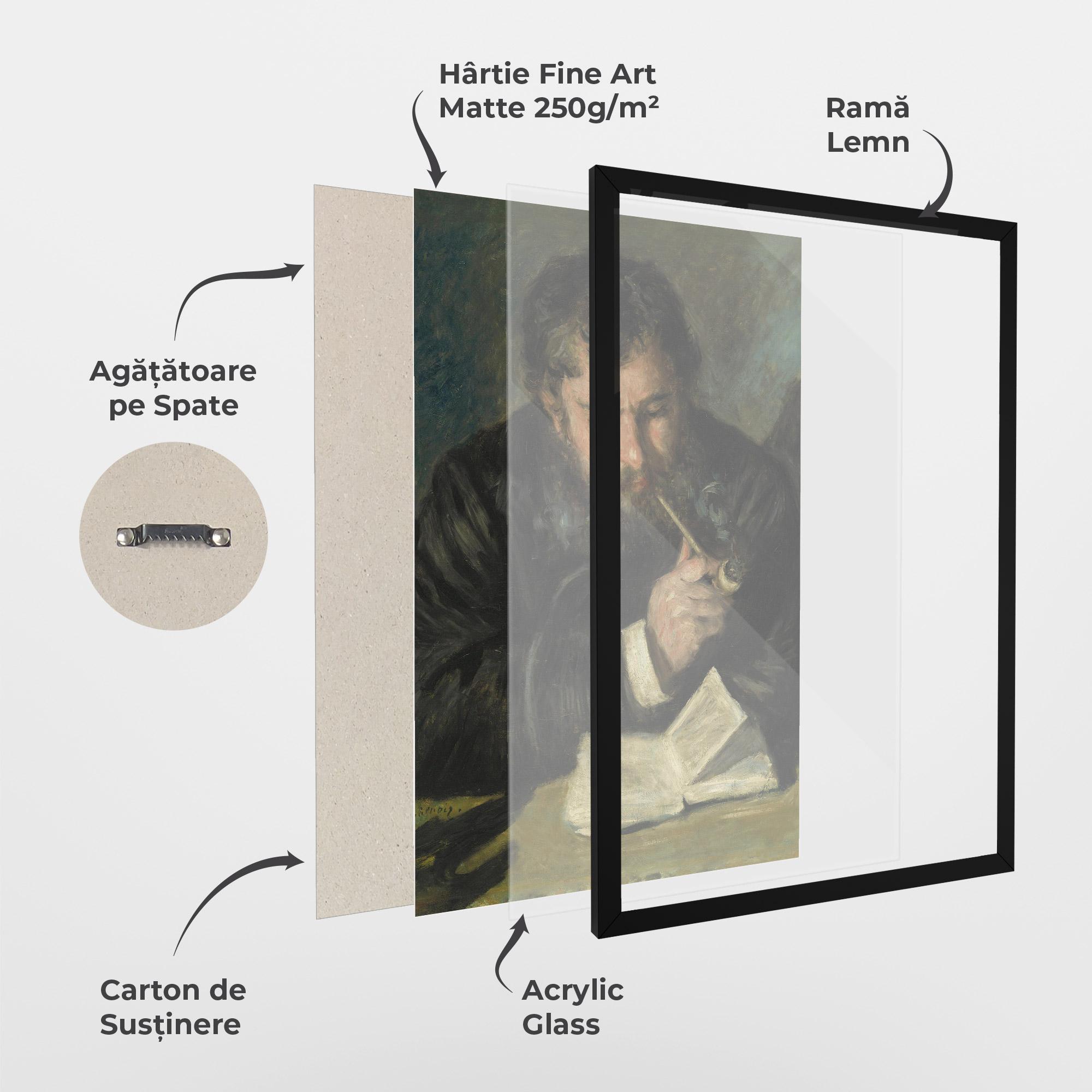 Poster Înrămat Claude Monet By Pierre mockup 1