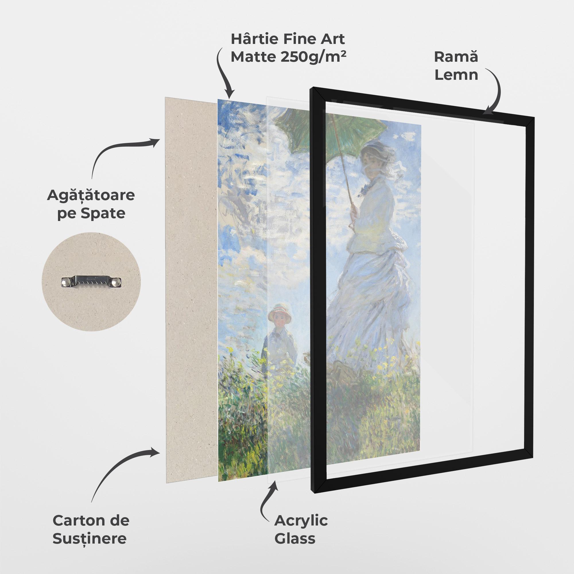 Poster Înrămat Parasol Painting mockup 1