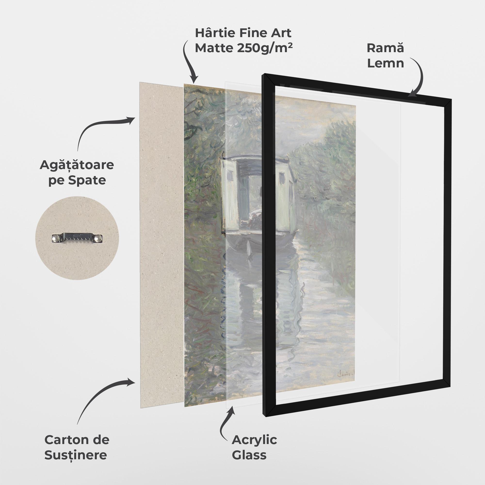 Poster Înrămat The Studio Boat mockup 1