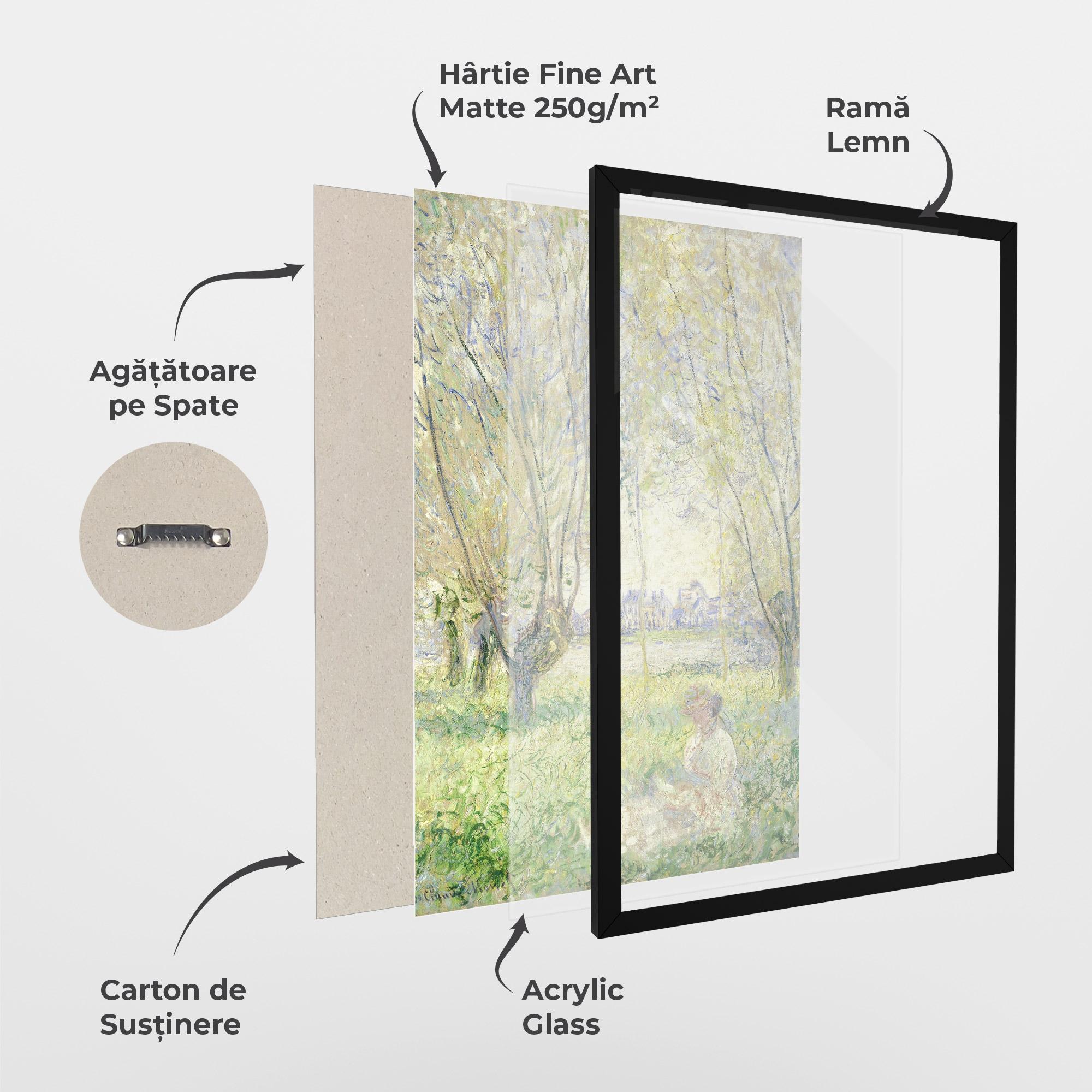 Poster Înrămat Under The Willows mockup 1