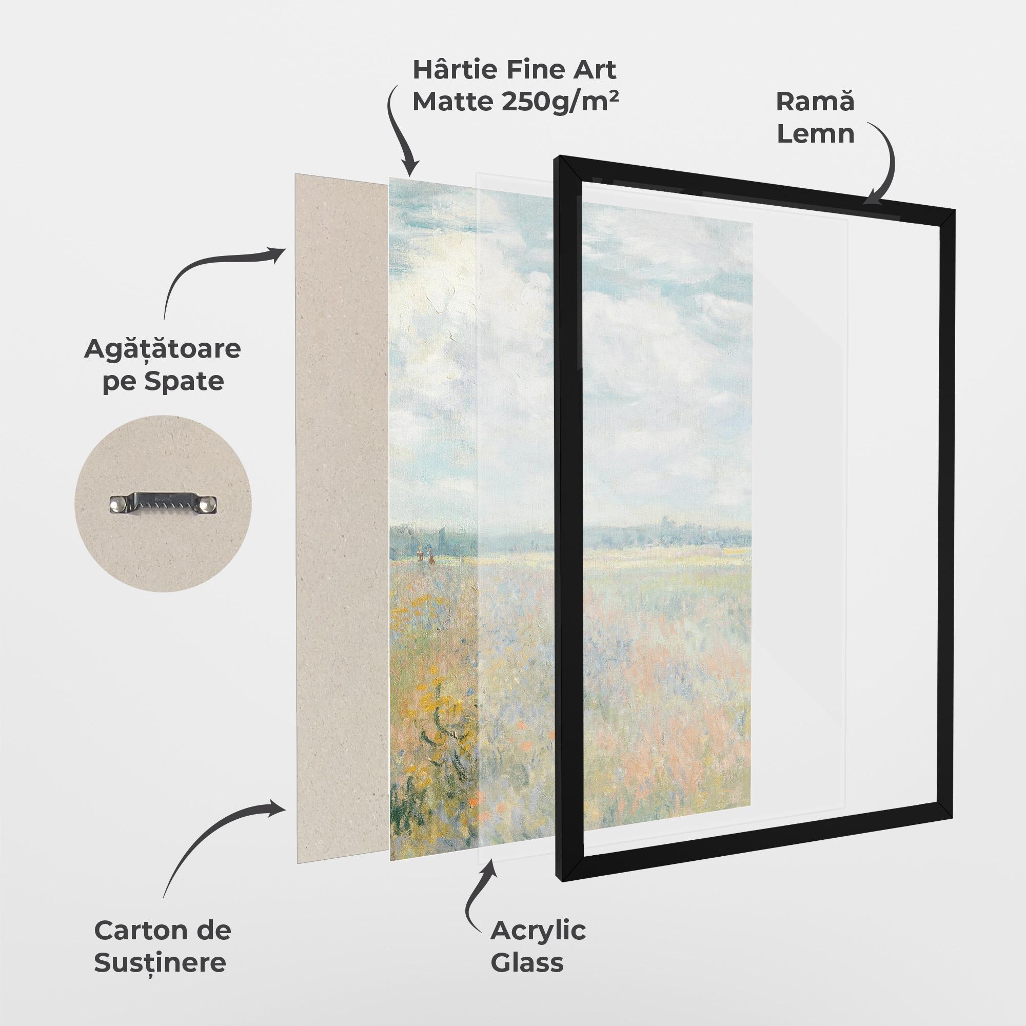 Poster Înrămat Vintage Artwork mockup 1