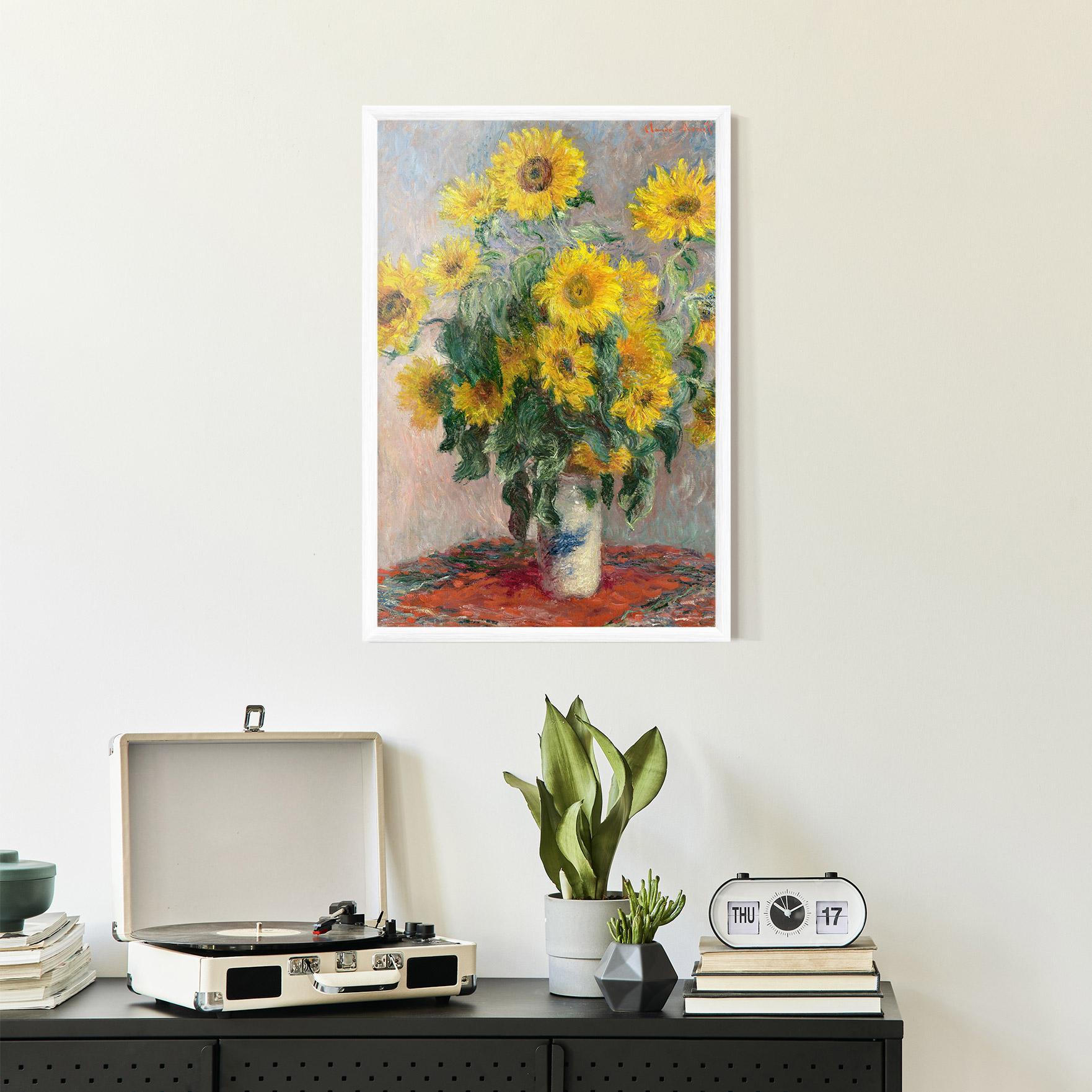 Poster Înrămat Bouquet Of Sunflowers 1881 mockup 2