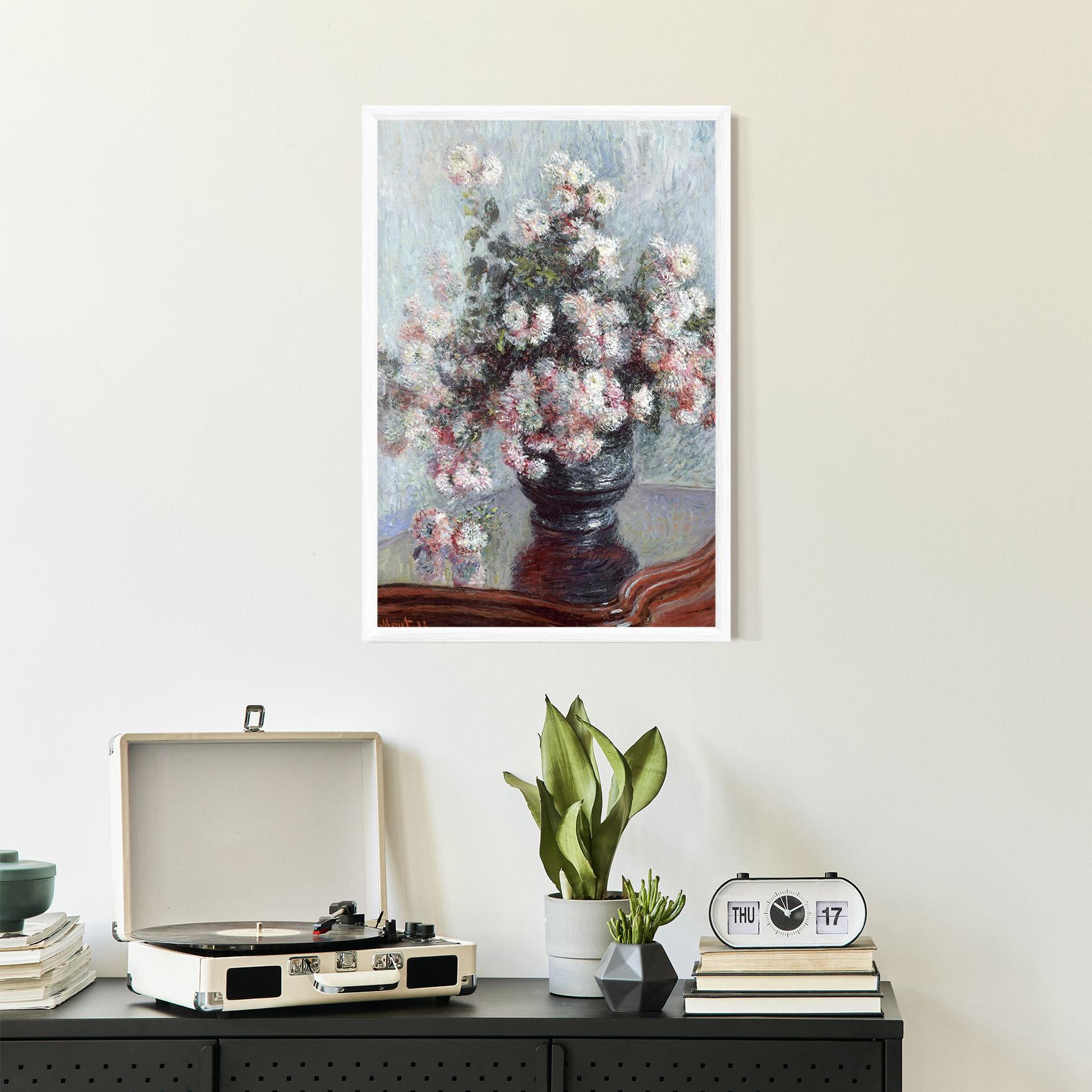 Poster Înrămat Chrysanthemums mockup 2