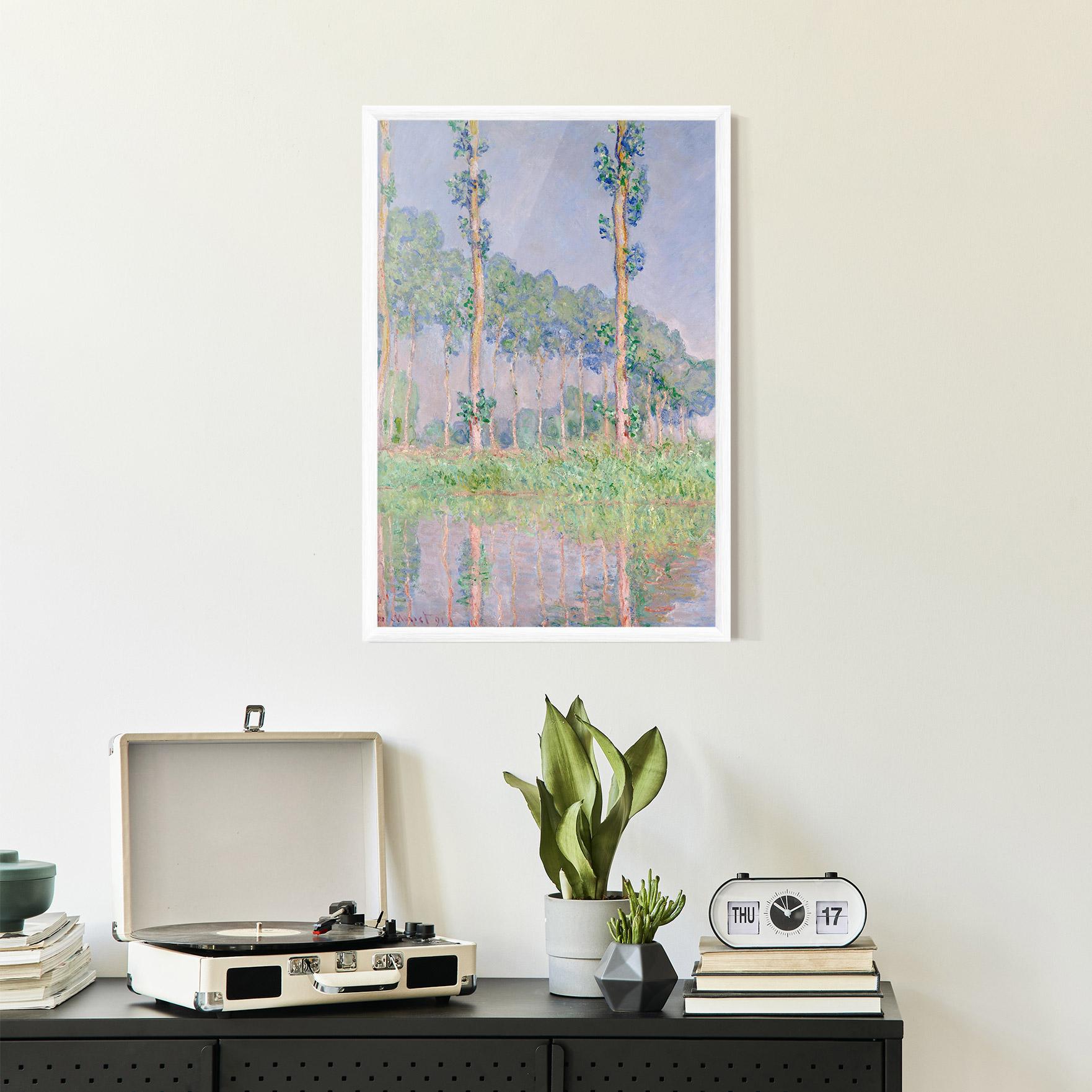 Poster Înrămat Monet Pink Effect mockup 2