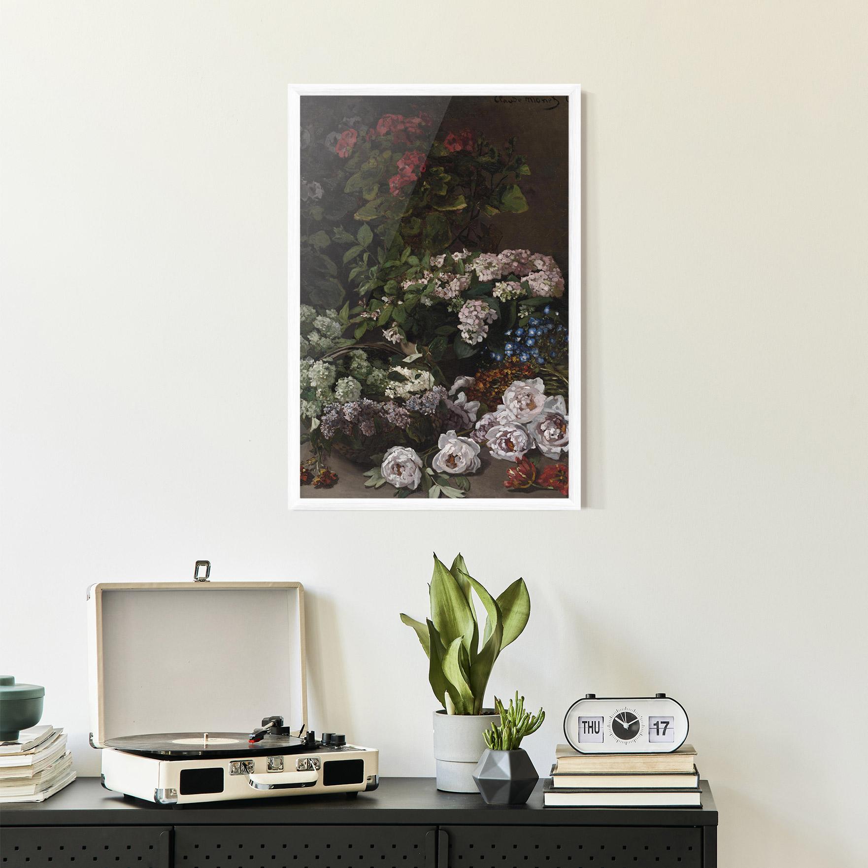 Poster Înrămat Spring Flowers Monet mockup 2