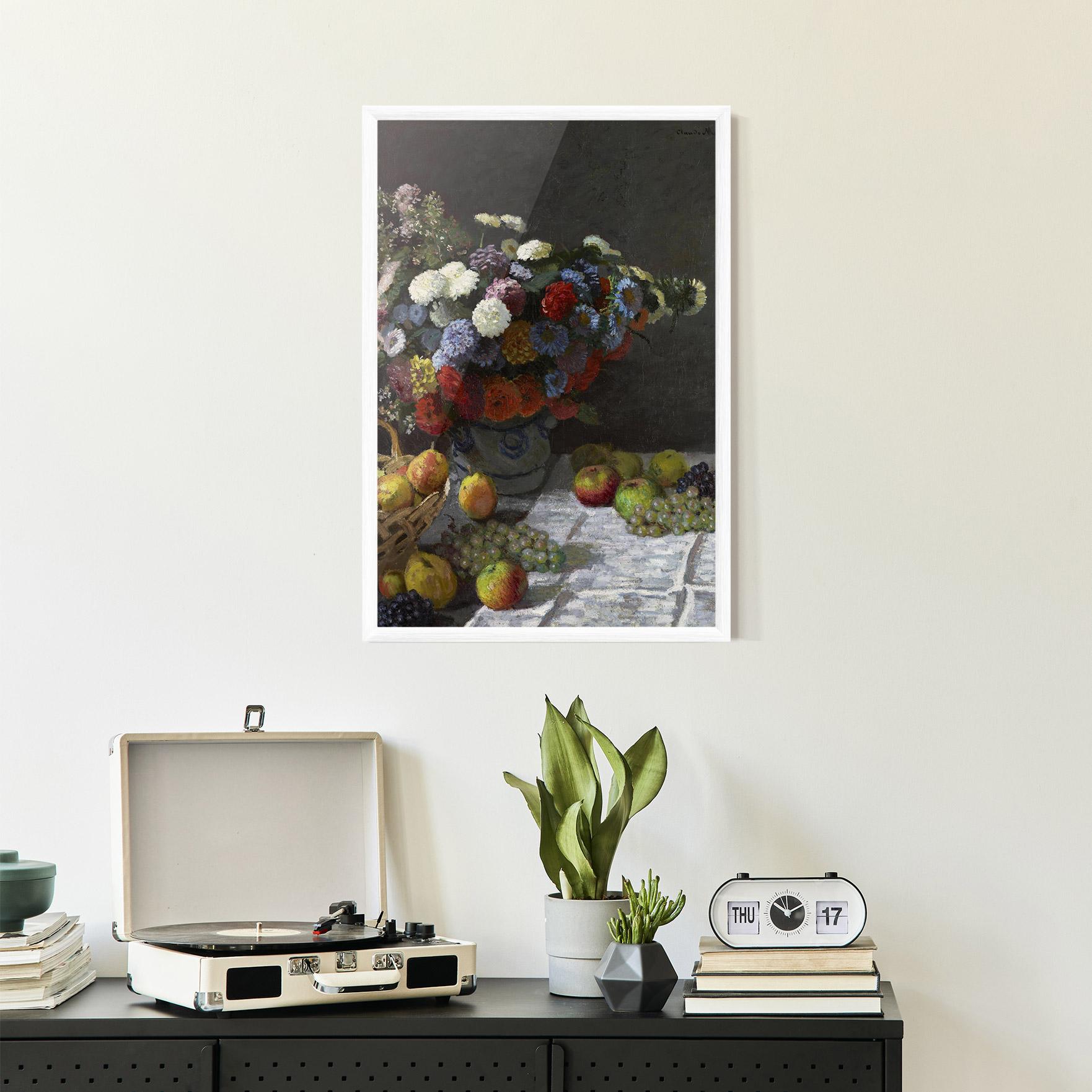 Poster Înrămat Still Life With Flowers mockup 2