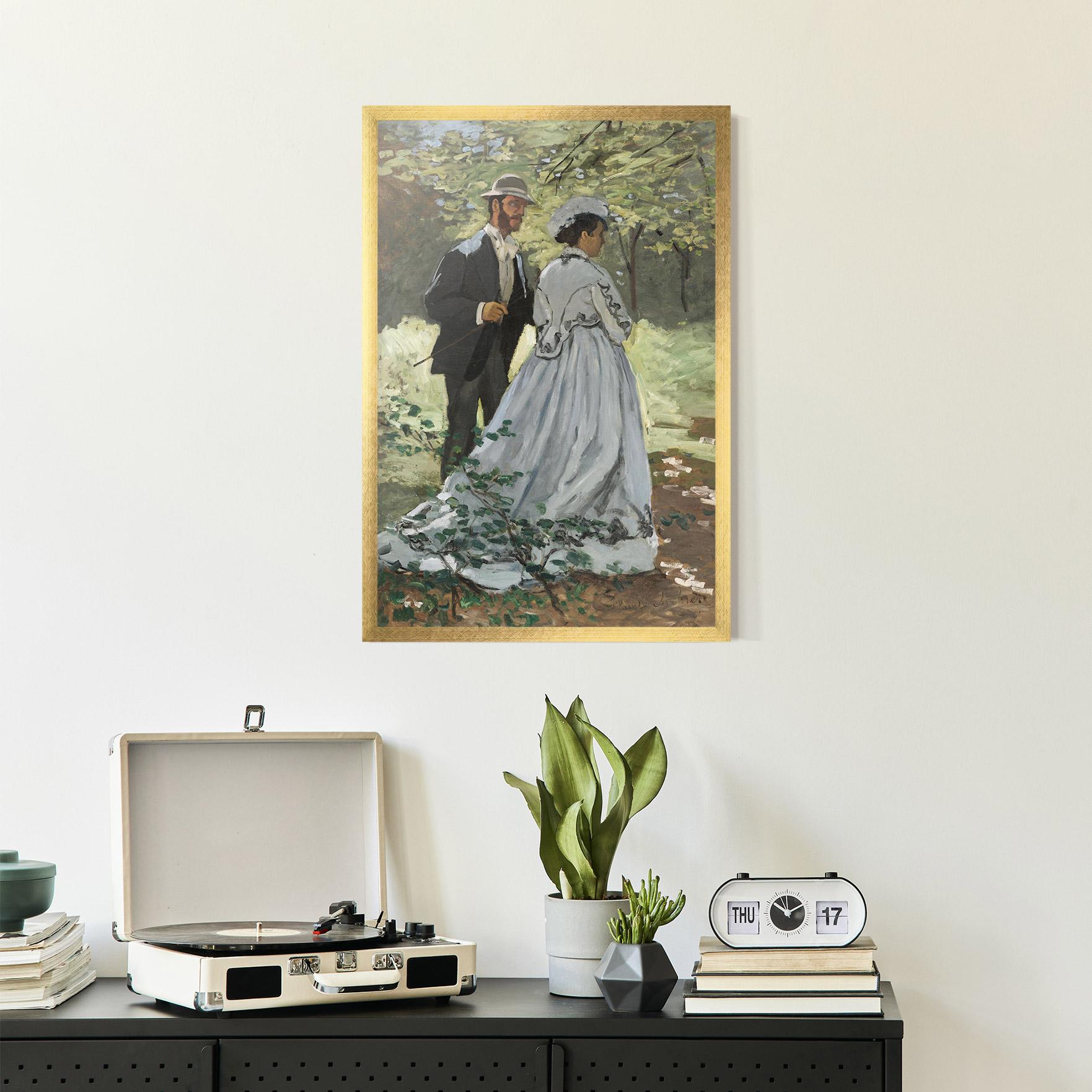 Poster Înrămat Bazille And Camille mockup 2