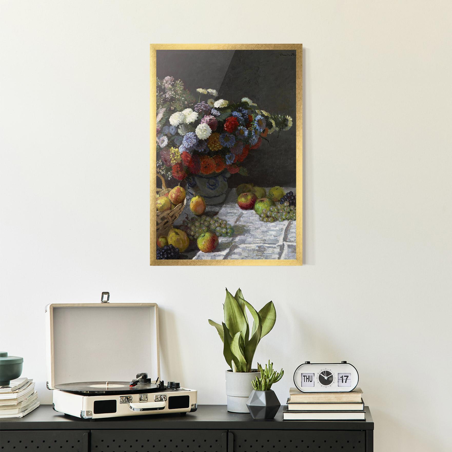 Poster Înrămat Still Life With Flowers mockup 2