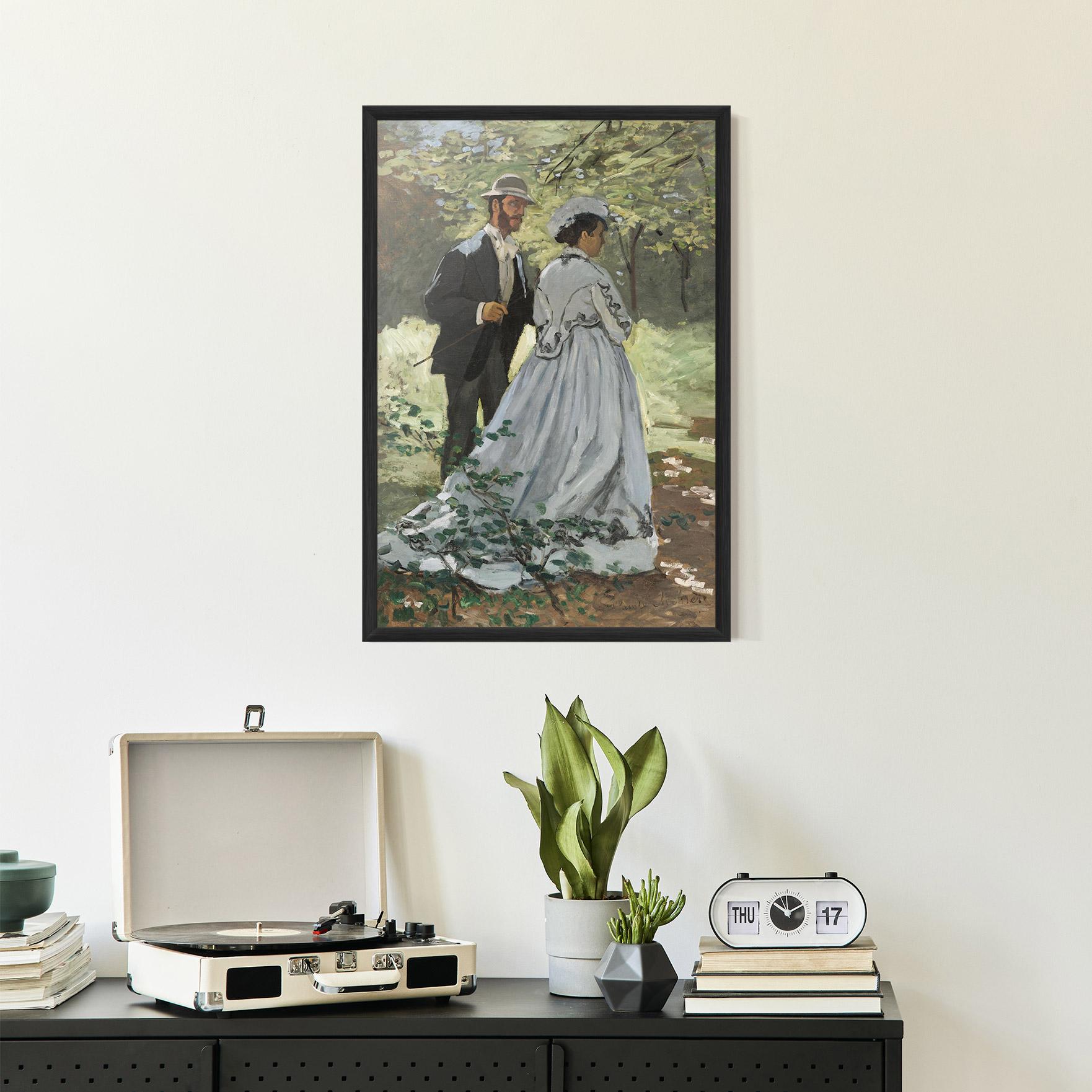 Poster Înrămat Bazille And Camille mockup 2