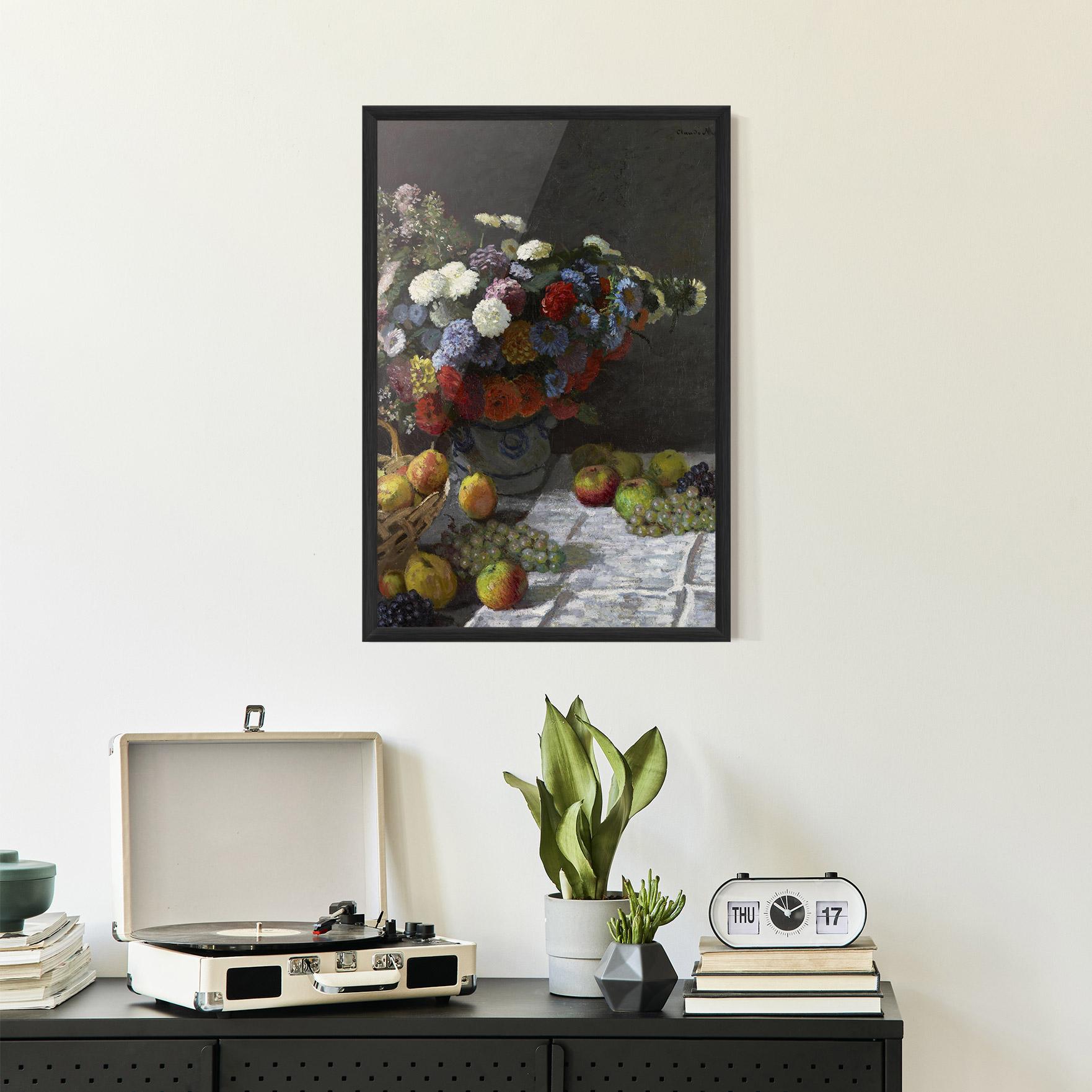 Poster Înrămat Still Life With Flowers mockup 2