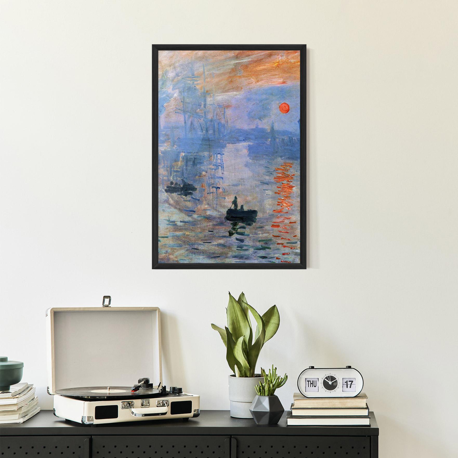 Poster Înrămat Sunrise Painting mockup 2