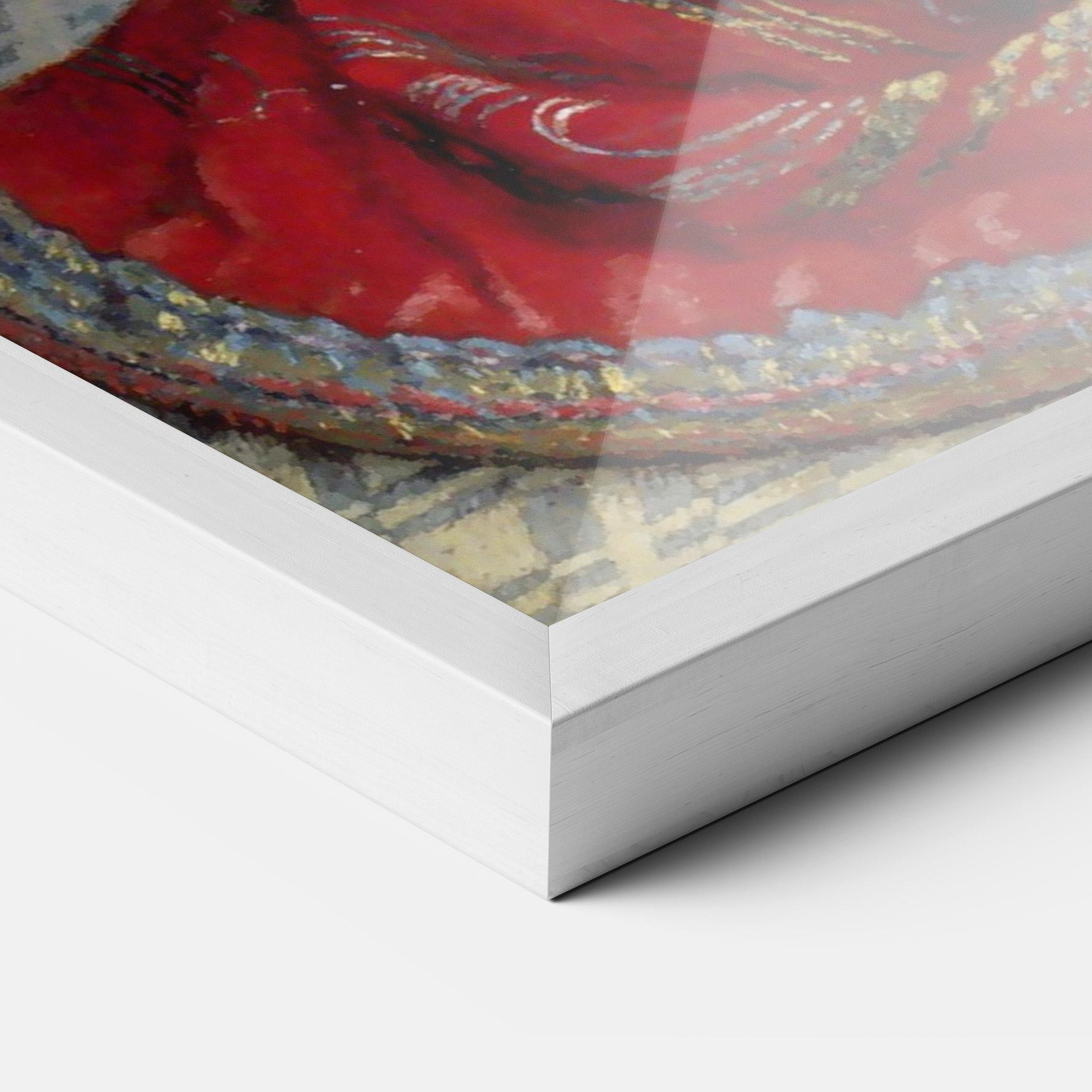 Poster Înrămat Camille Monet In Japanese Costume mockup 3