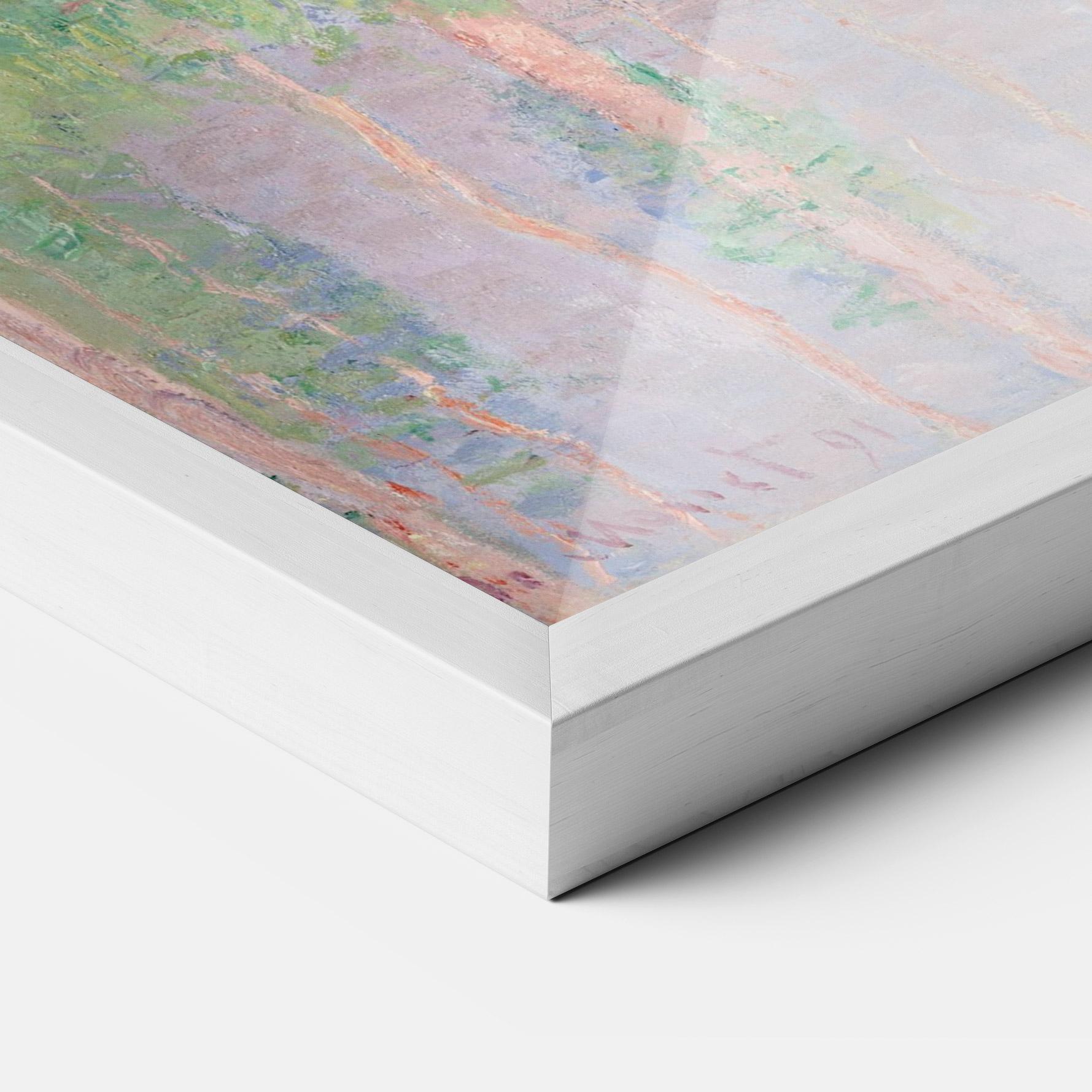 Poster Înrămat Monet Pink Effect mockup 3