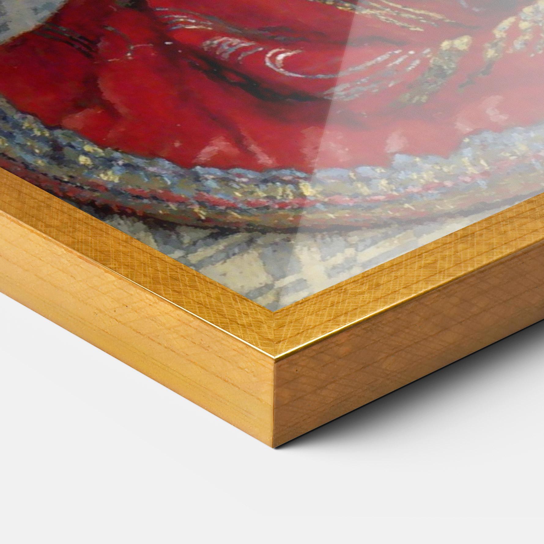 Poster Înrămat Camille Monet In Japanese Costume mockup 3