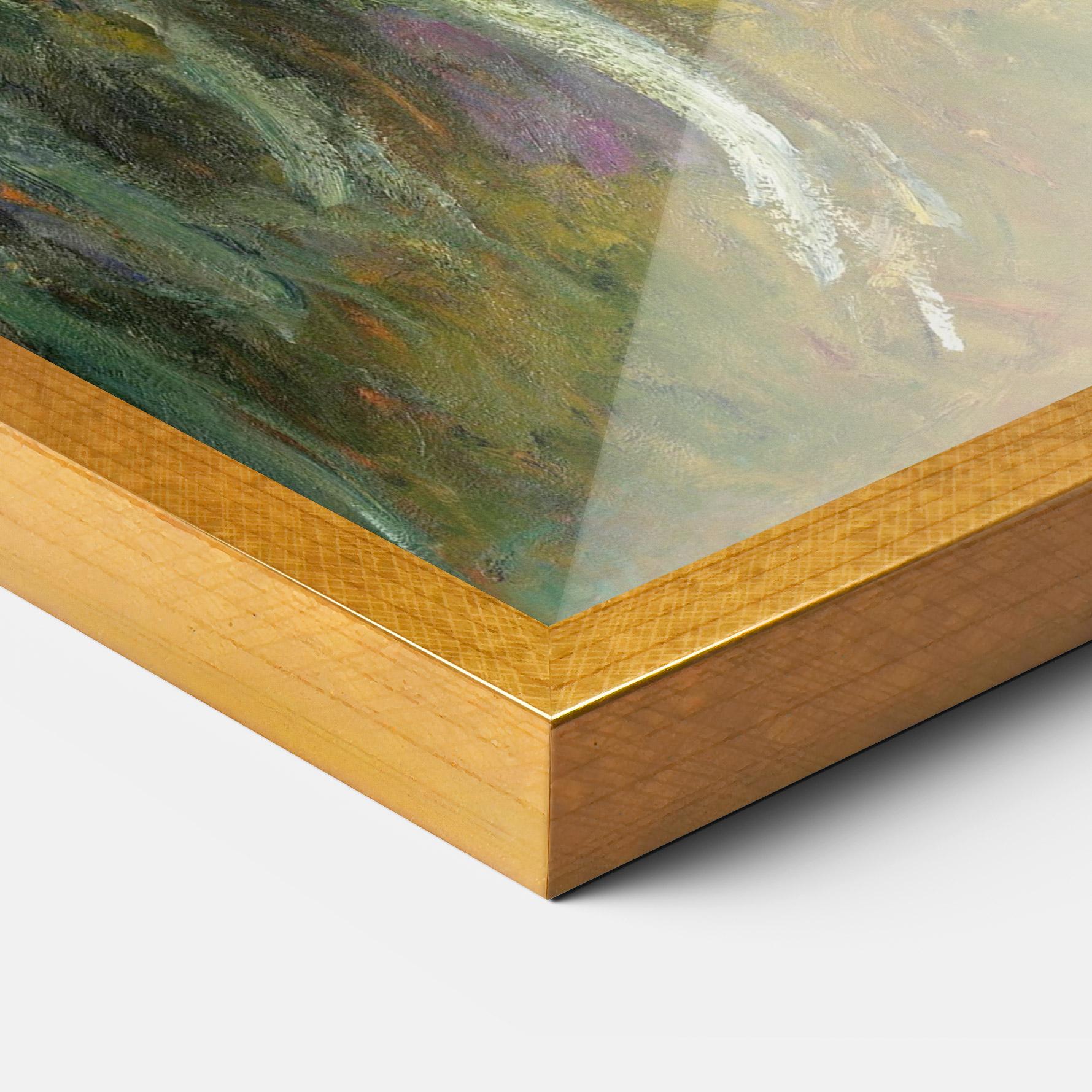 Poster Înrămat Path Through The Irises mockup 3