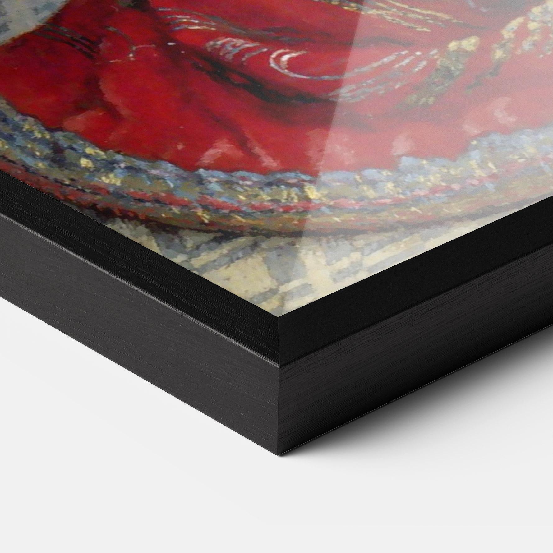 Poster Înrămat Camille Monet In Japanese Costume mockup 3