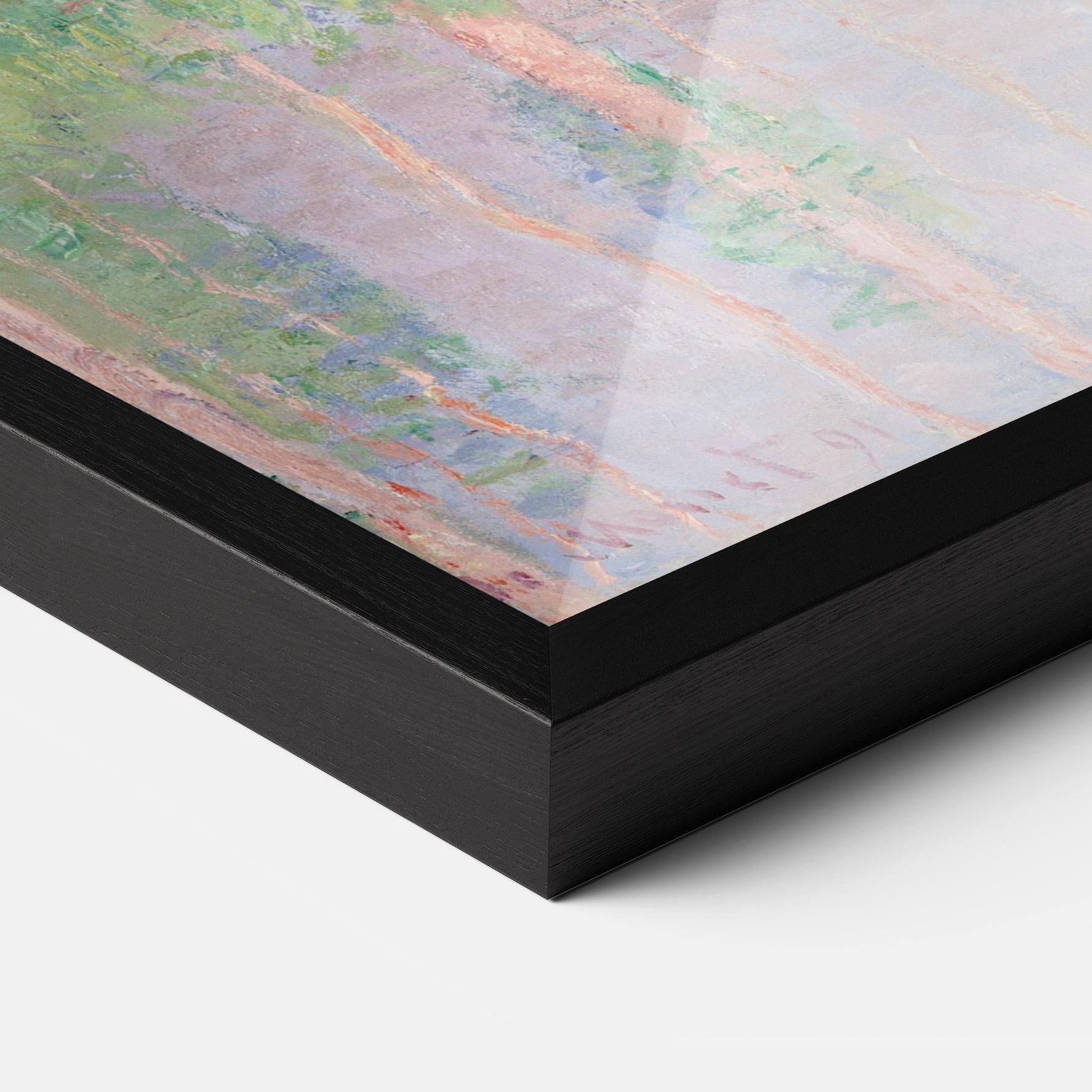 Poster Înrămat Monet Pink Effect mockup 3