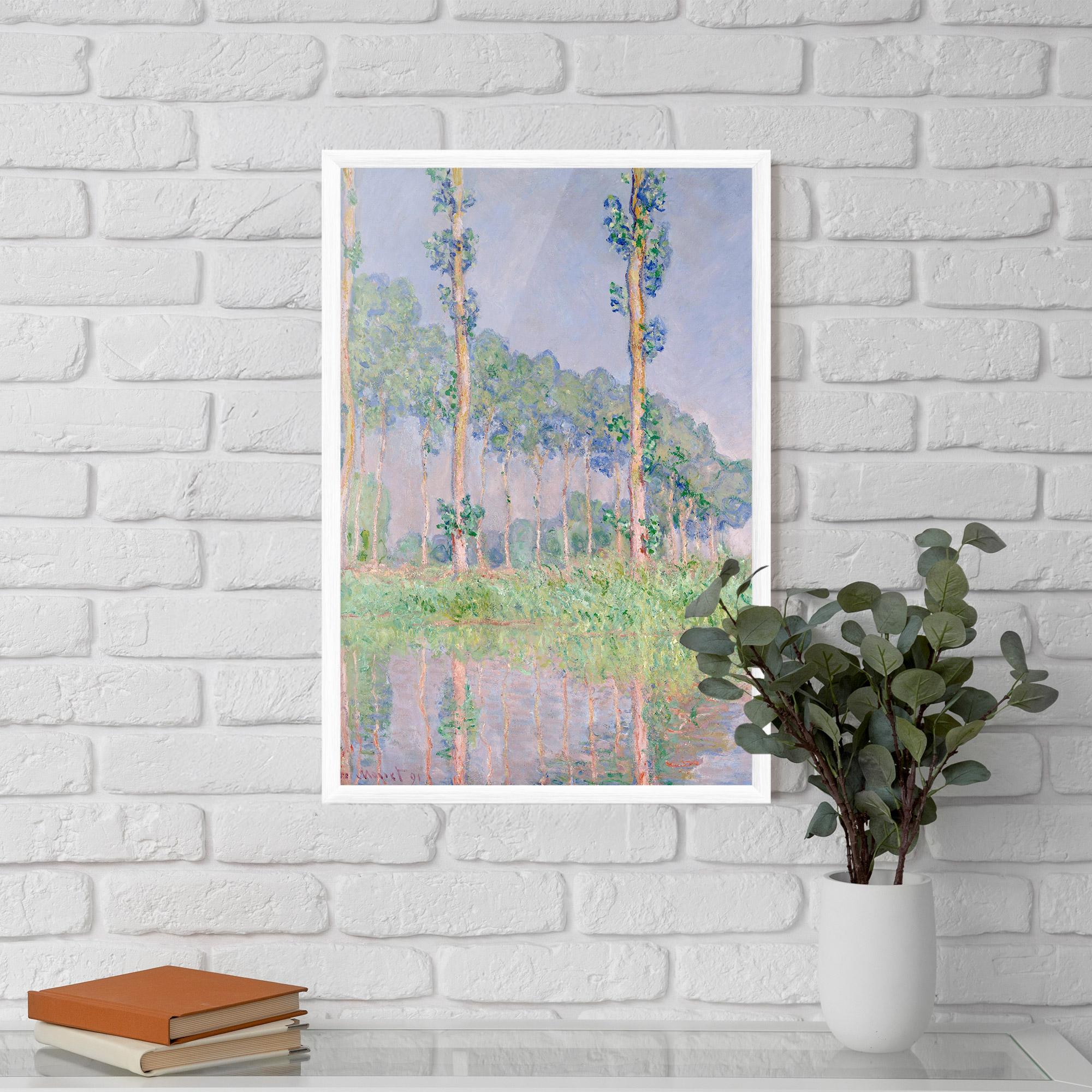 Poster Înrămat Monet Pink Effect mockup 5