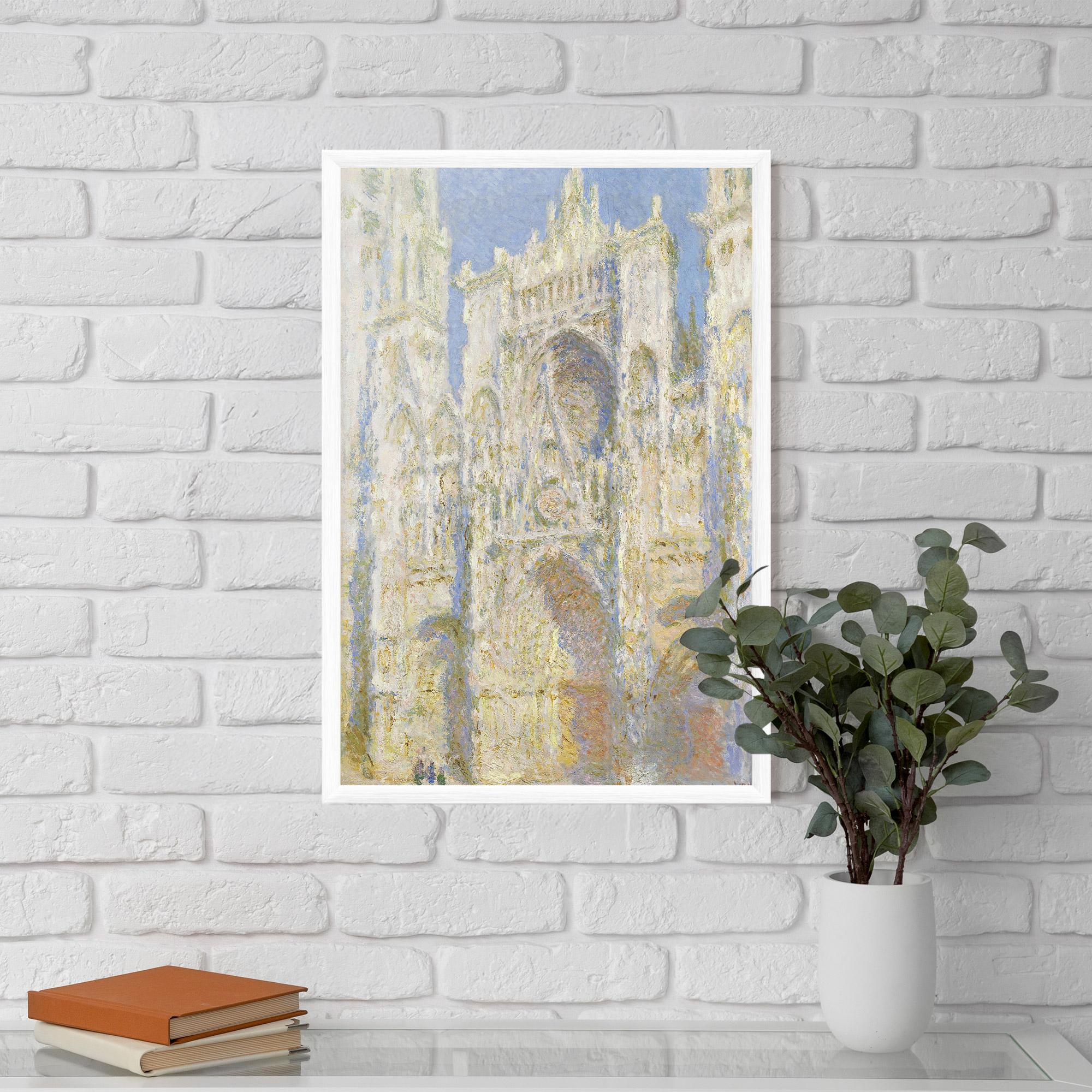 Poster Înrămat Rouen Cathedral mockup 5