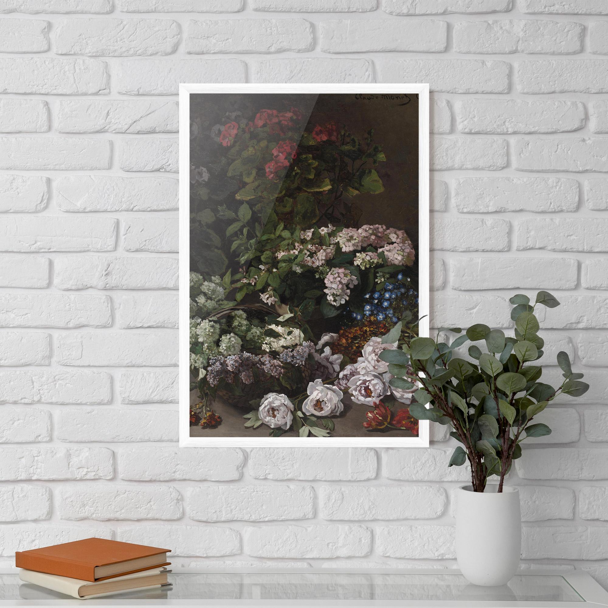 Poster Înrămat Spring Flowers Monet mockup 5
