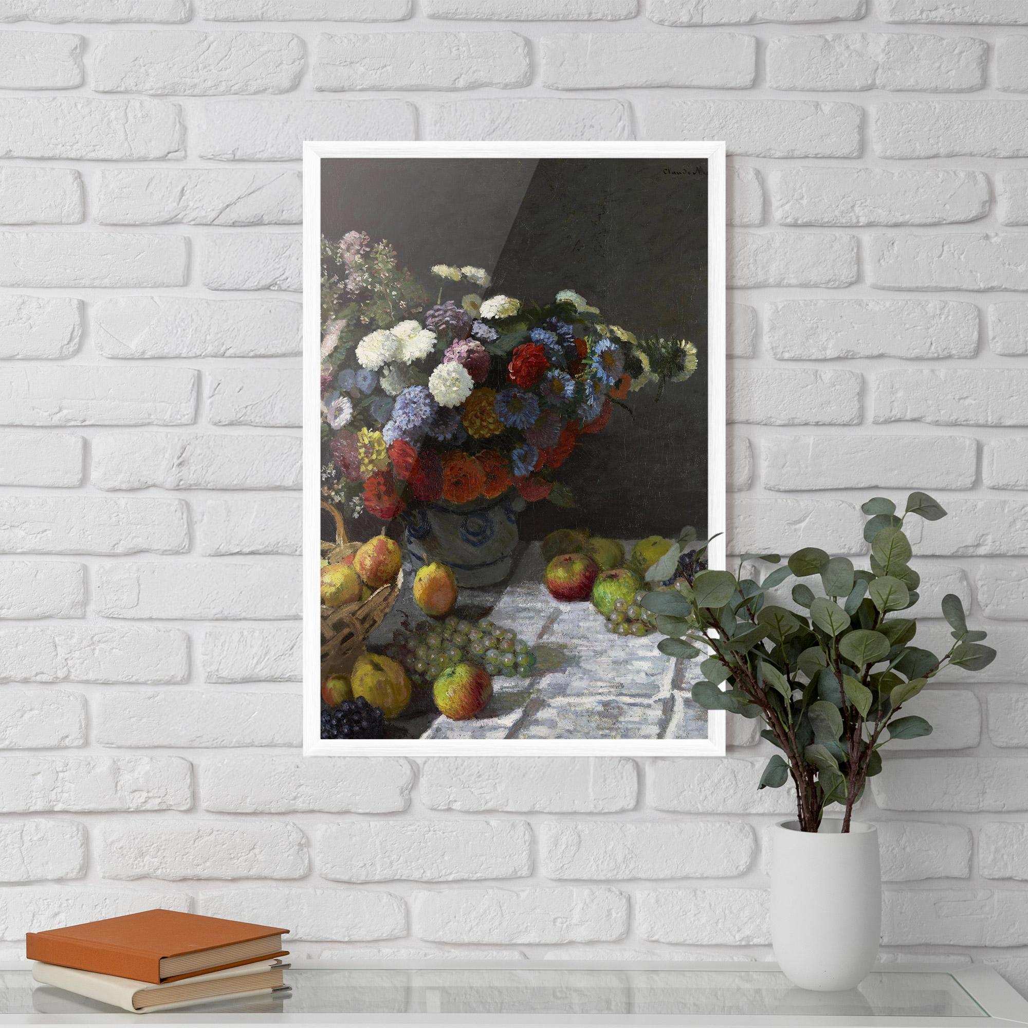 Poster Înrămat Still Life With Flowers mockup 5