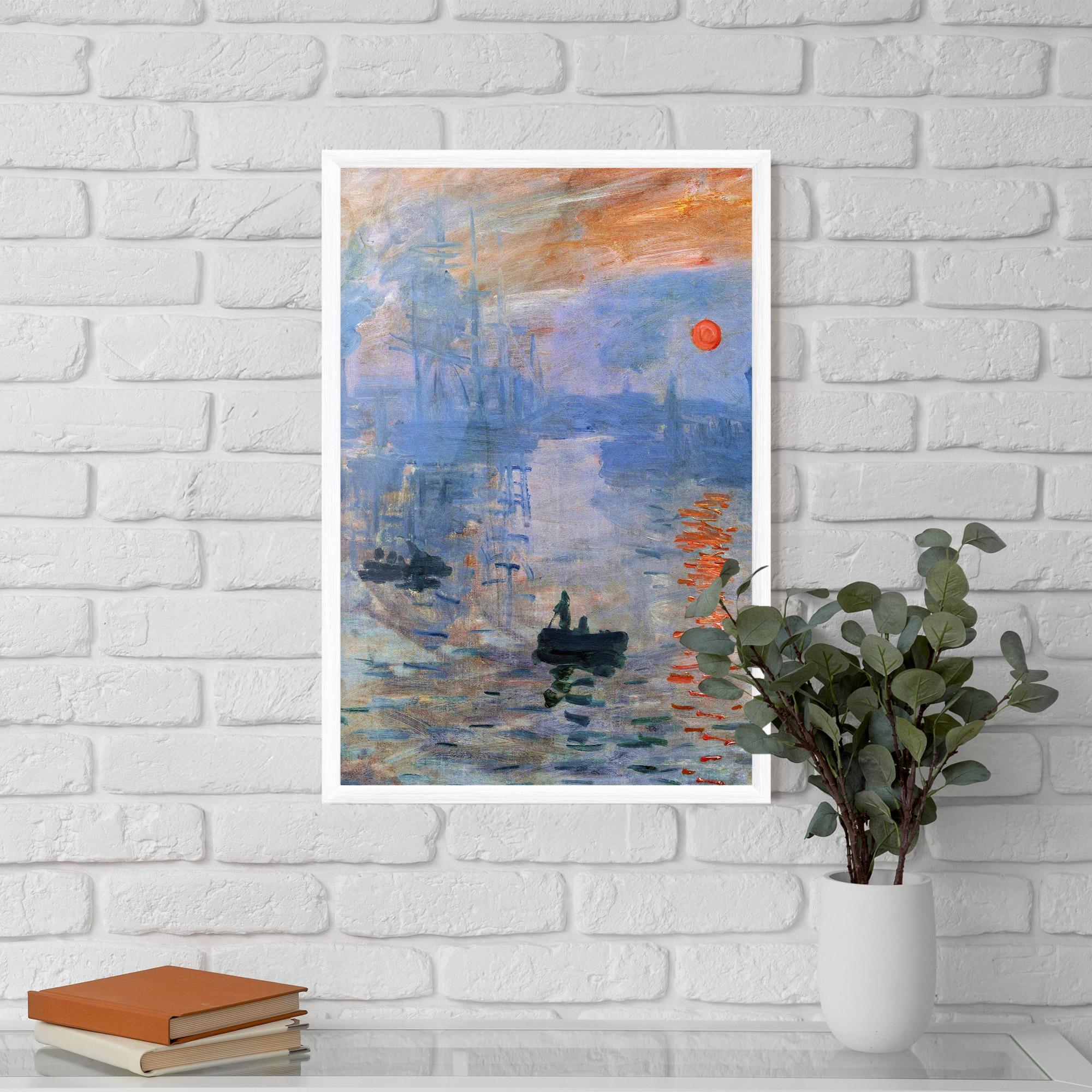Poster Înrămat Sunrise Painting mockup 5