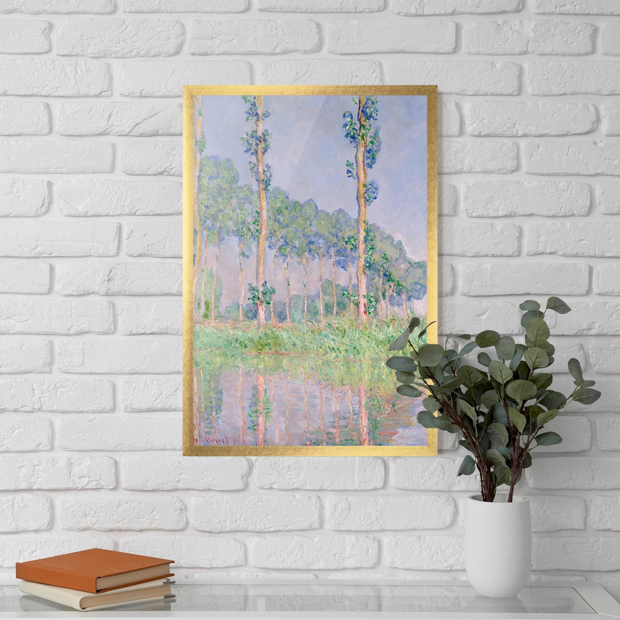 Poster Înrămat Monet Pink Effect mockup 5