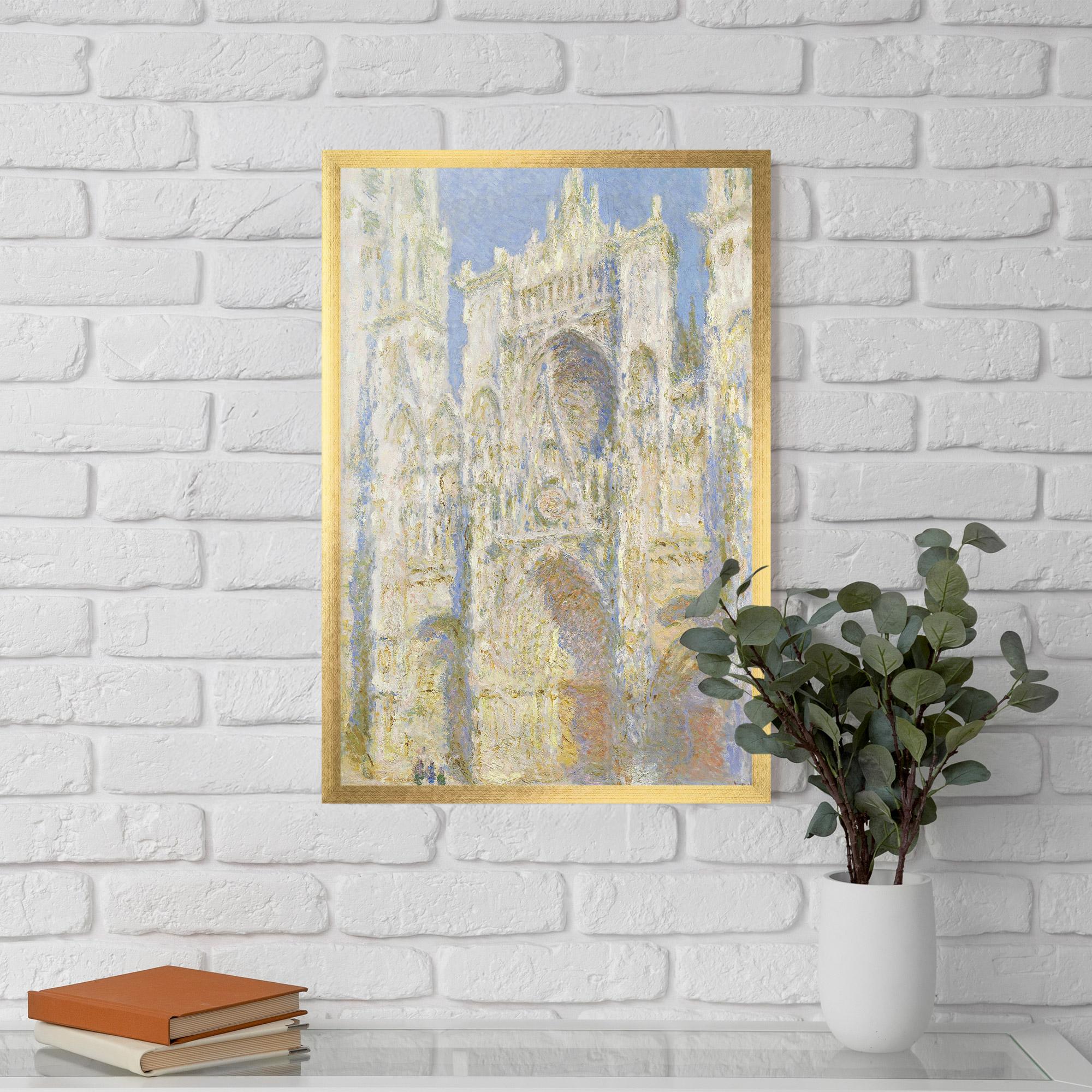 Poster Înrămat Rouen Cathedral mockup 5