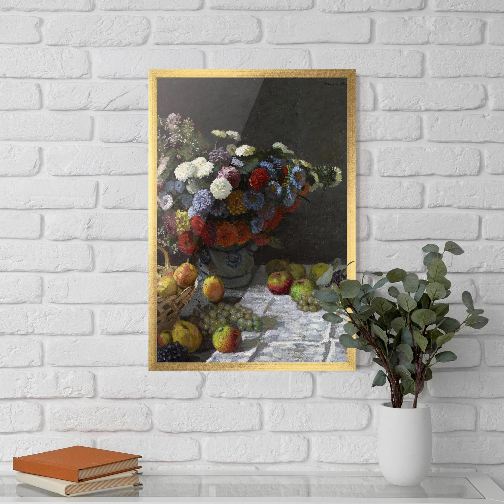 Poster Înrămat Still Life With Flowers mockup 5