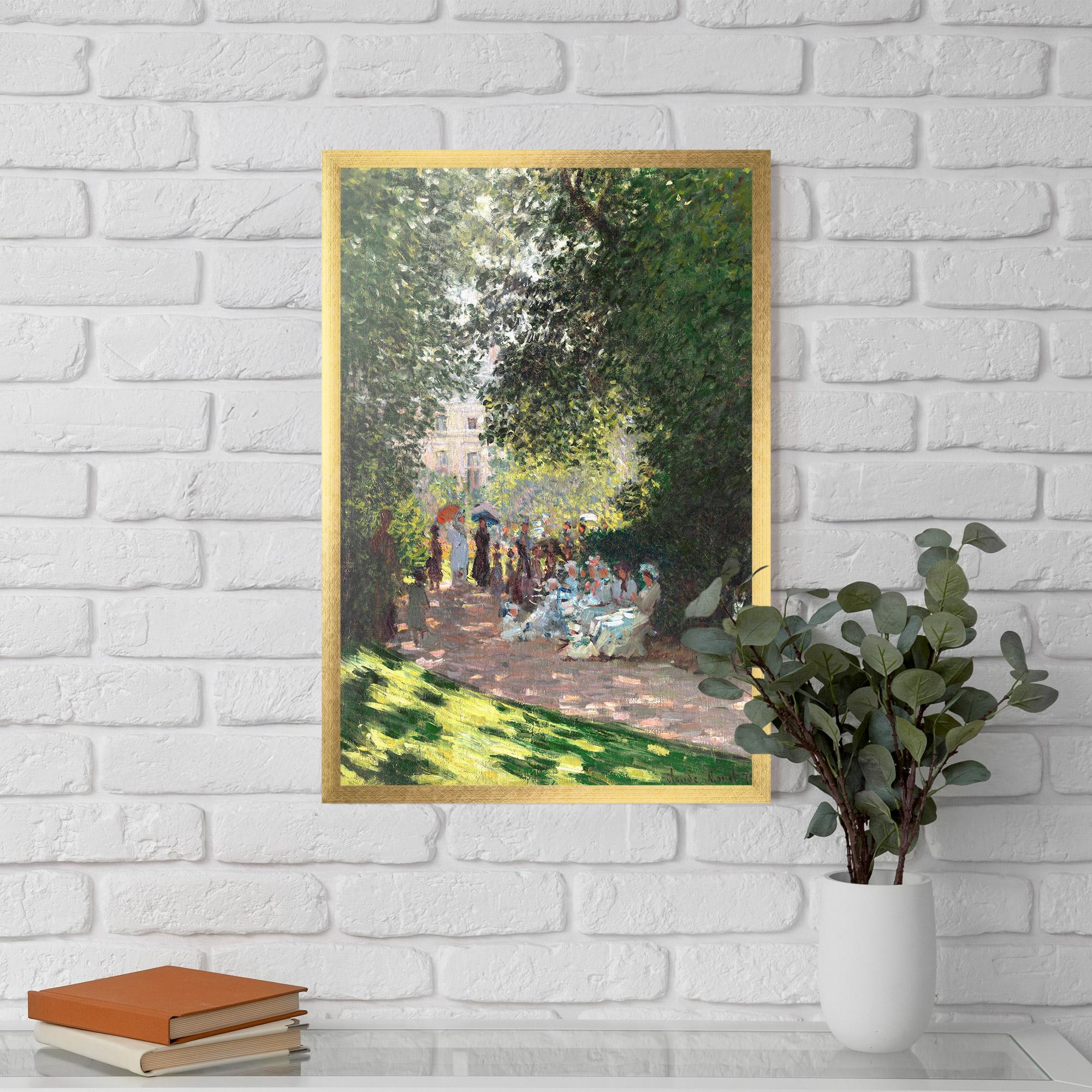 Poster Înrămat The Parc Monceau mockup 5